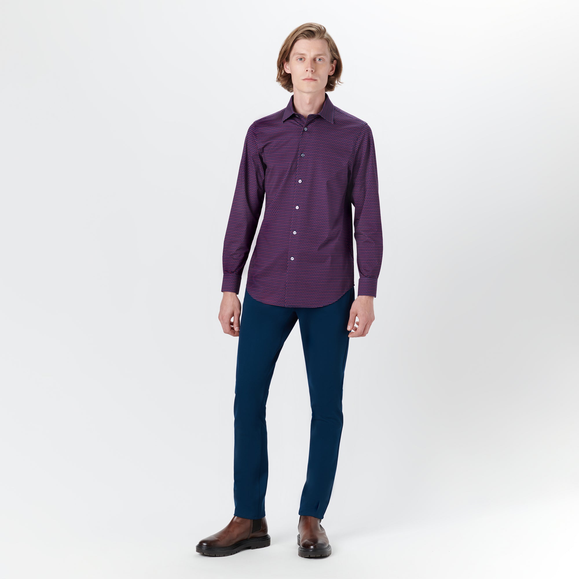 JAMES Polka Dot Print OoohCotton Shirt