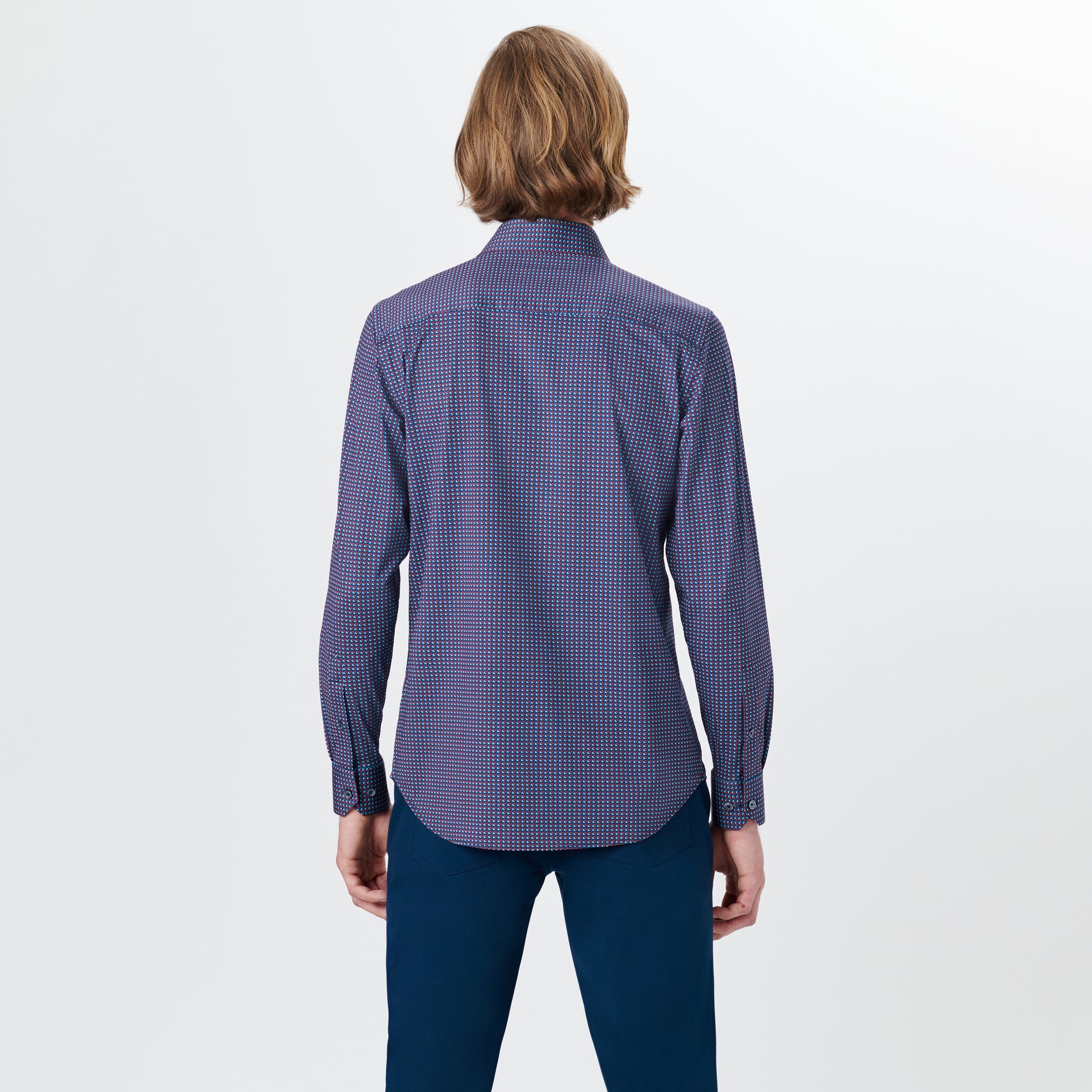 JAMES Geometric Print OoohCotton Shirt