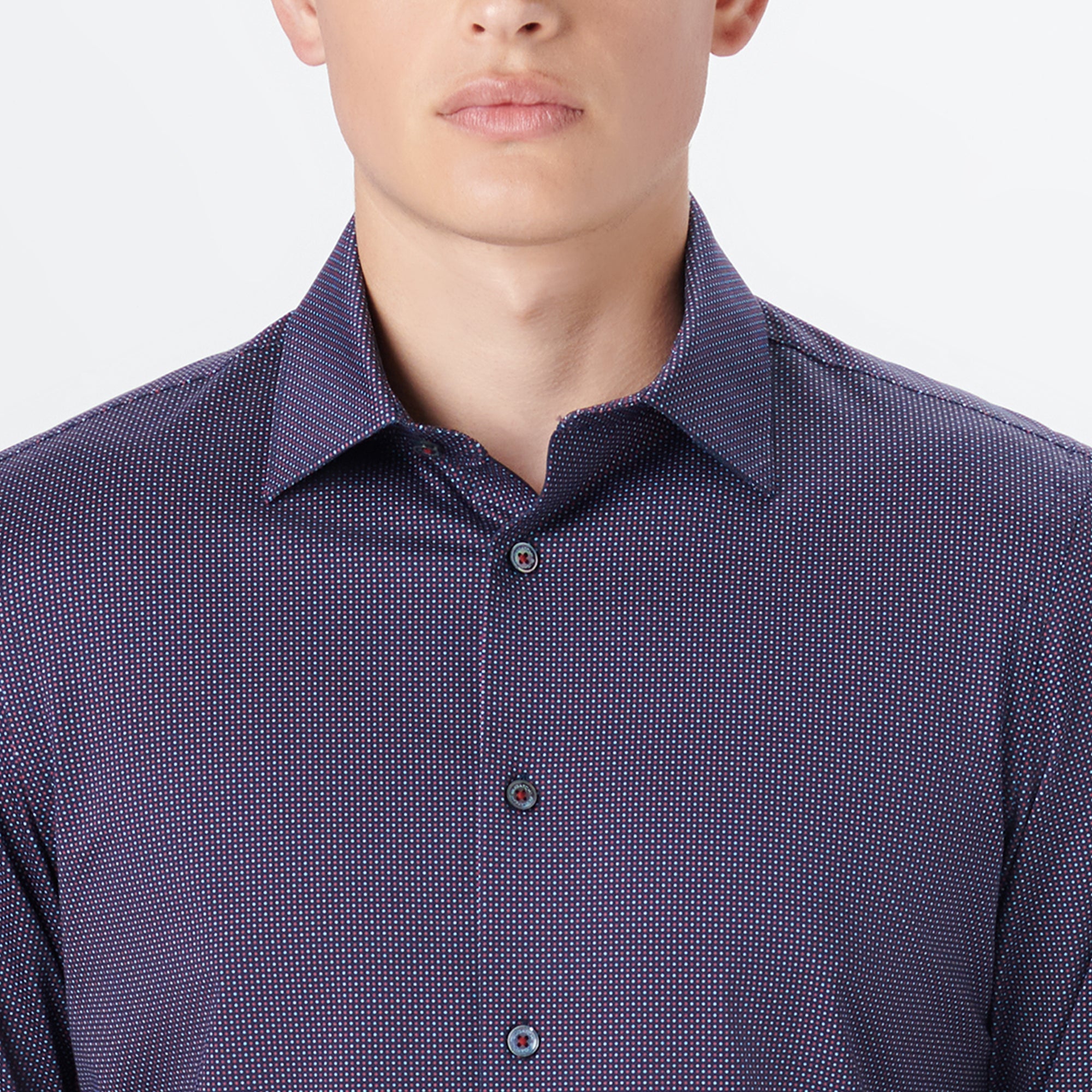 JAMES Dot Print OoohCotton Shirt