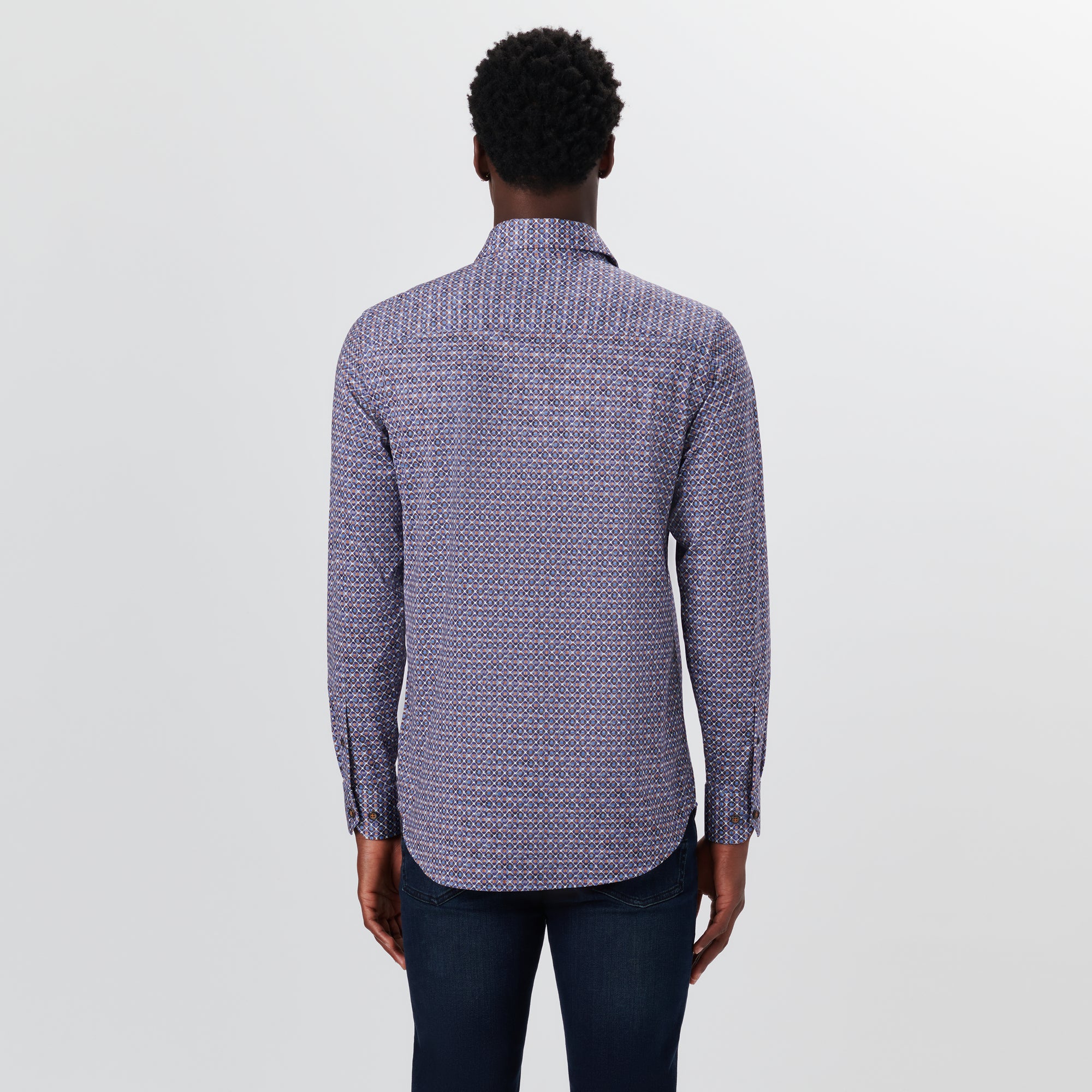 JAMES Diamond Print OoohCotton Shirt