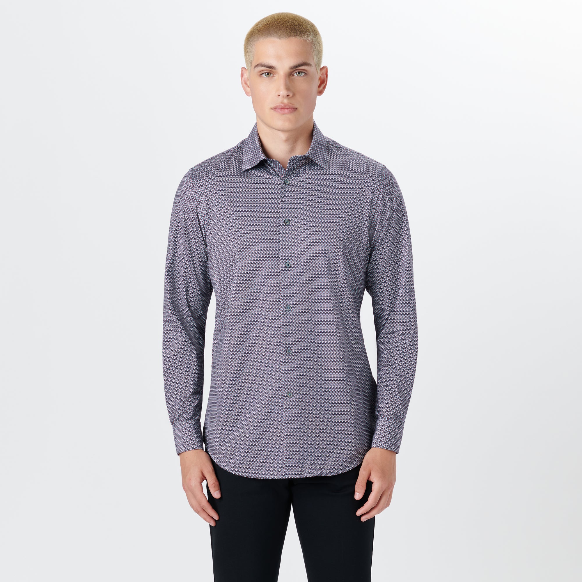 JAMES Geometric Print OoohCotton Shirt