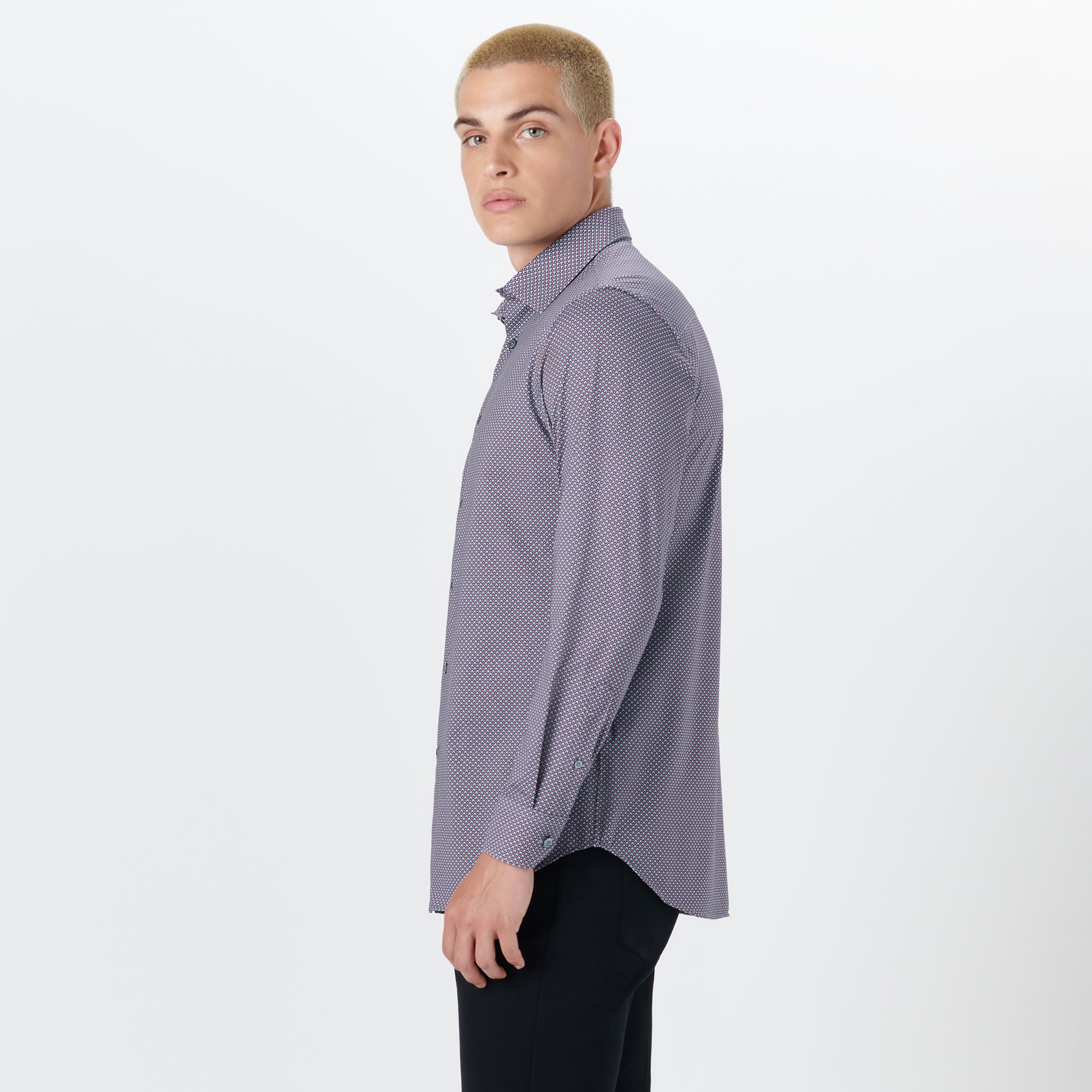 JAMES Geometric Print OoohCotton Shirt