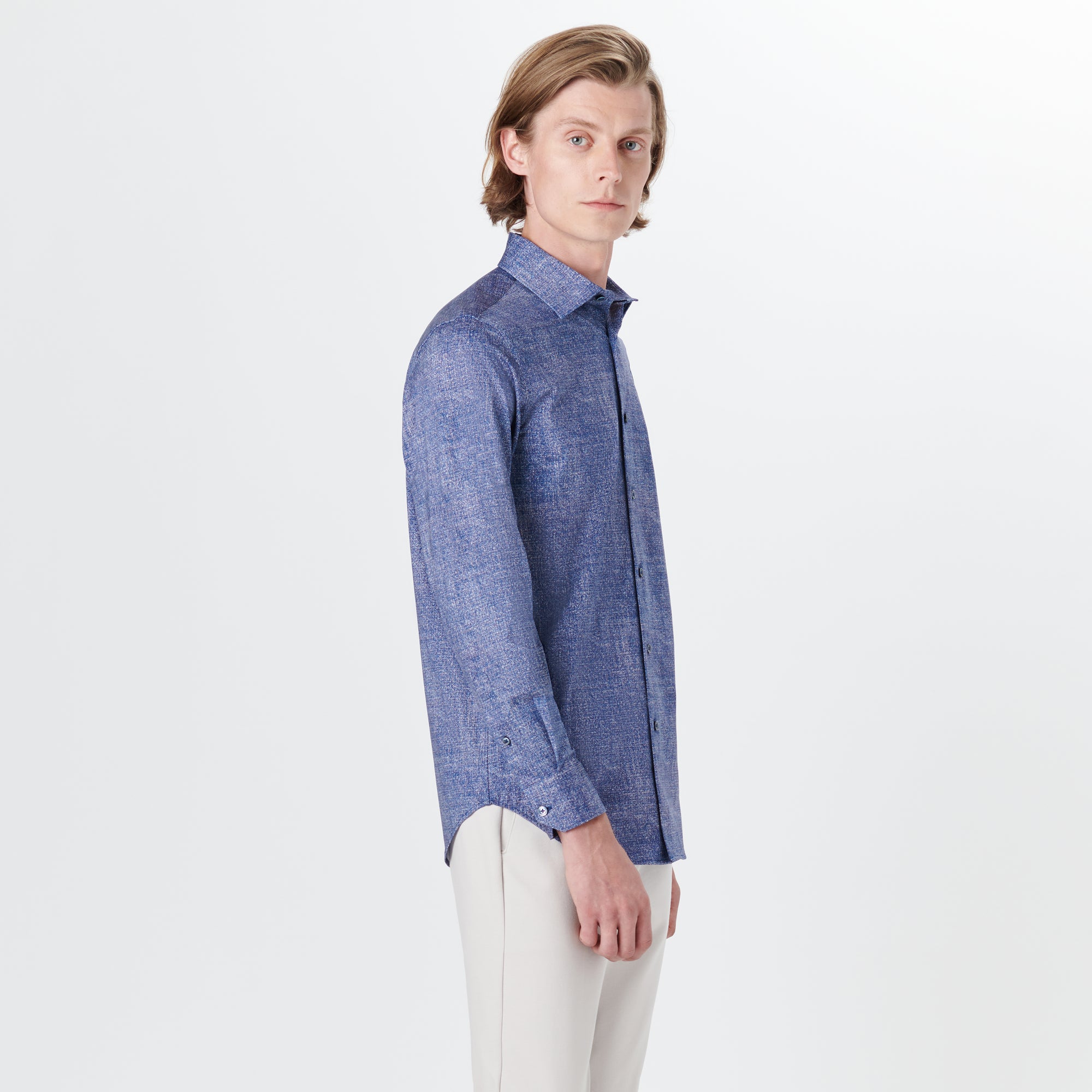 JAMES Chambray Print OoohCotton Shirt