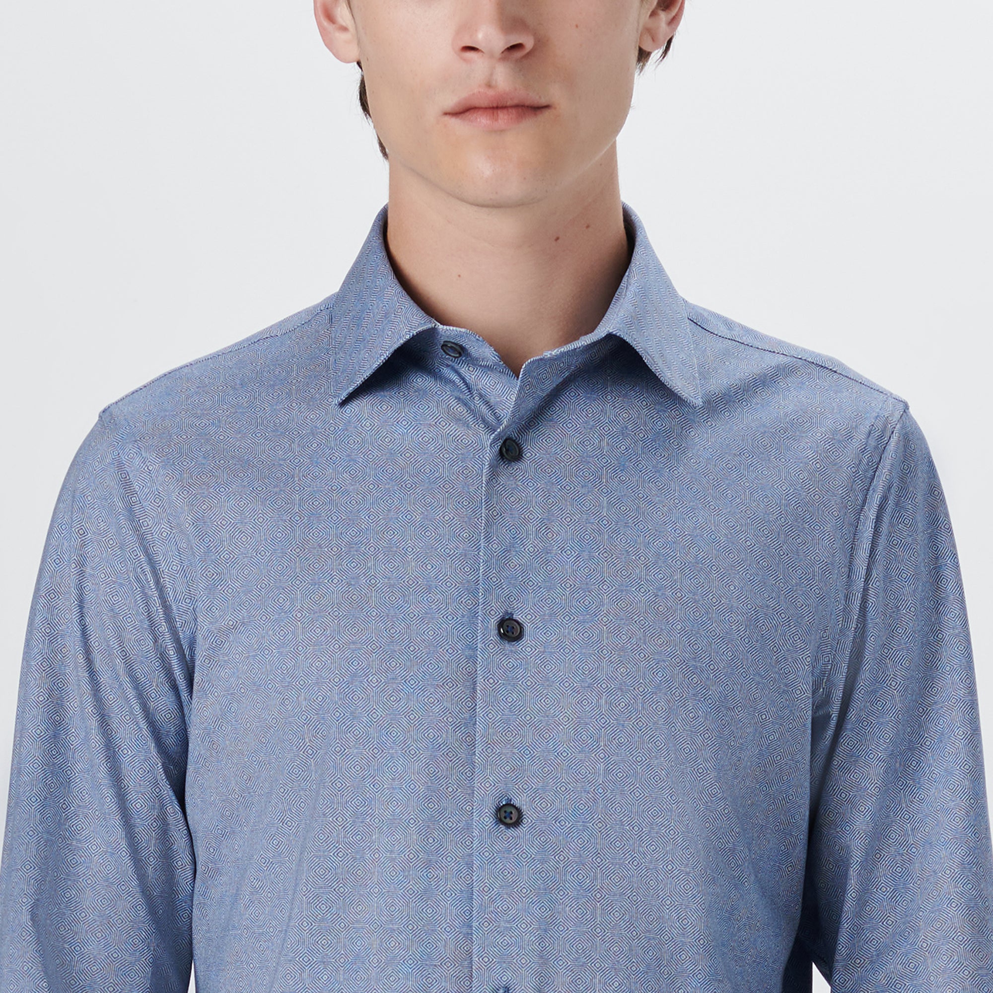 JAMES Geometric Print OoohCotton Shirt