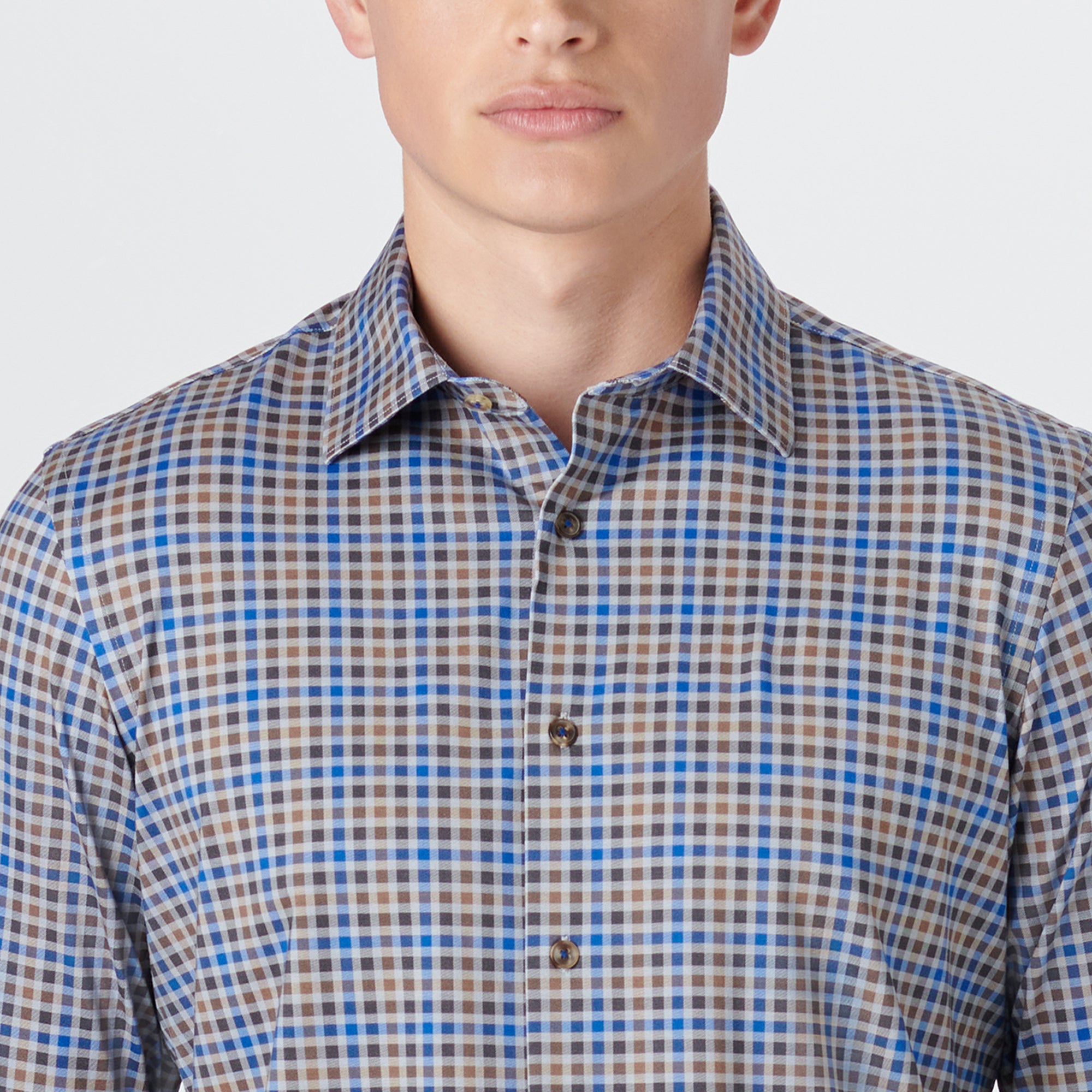 JAMES Mini Check OoohCotton Shirt