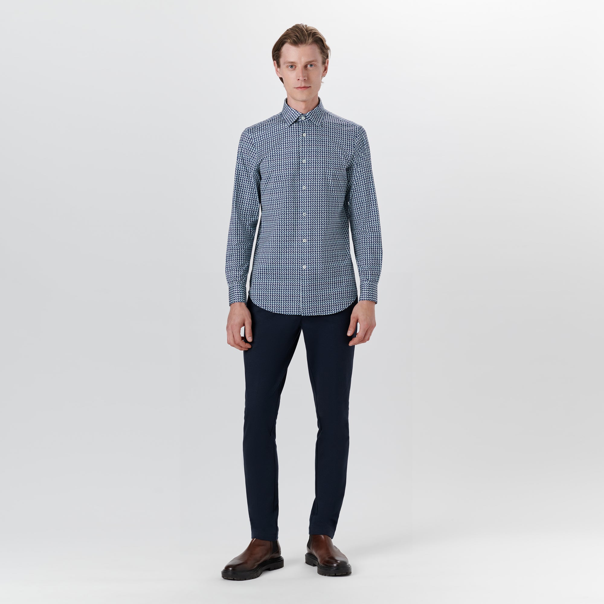 JAMES Chain Link Print OoohCotton Shirt