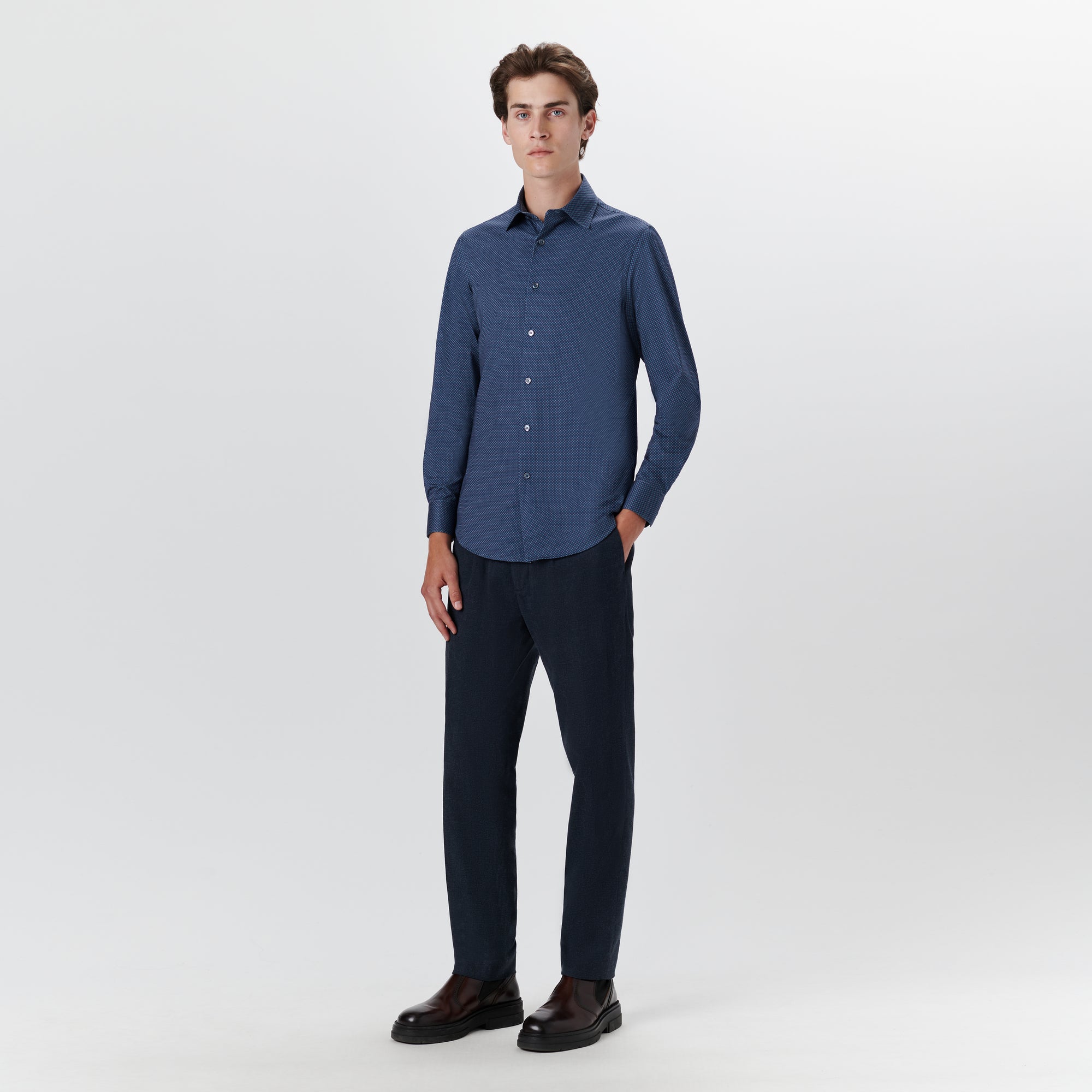 JAMES Dot Print OoohCotton Shirt