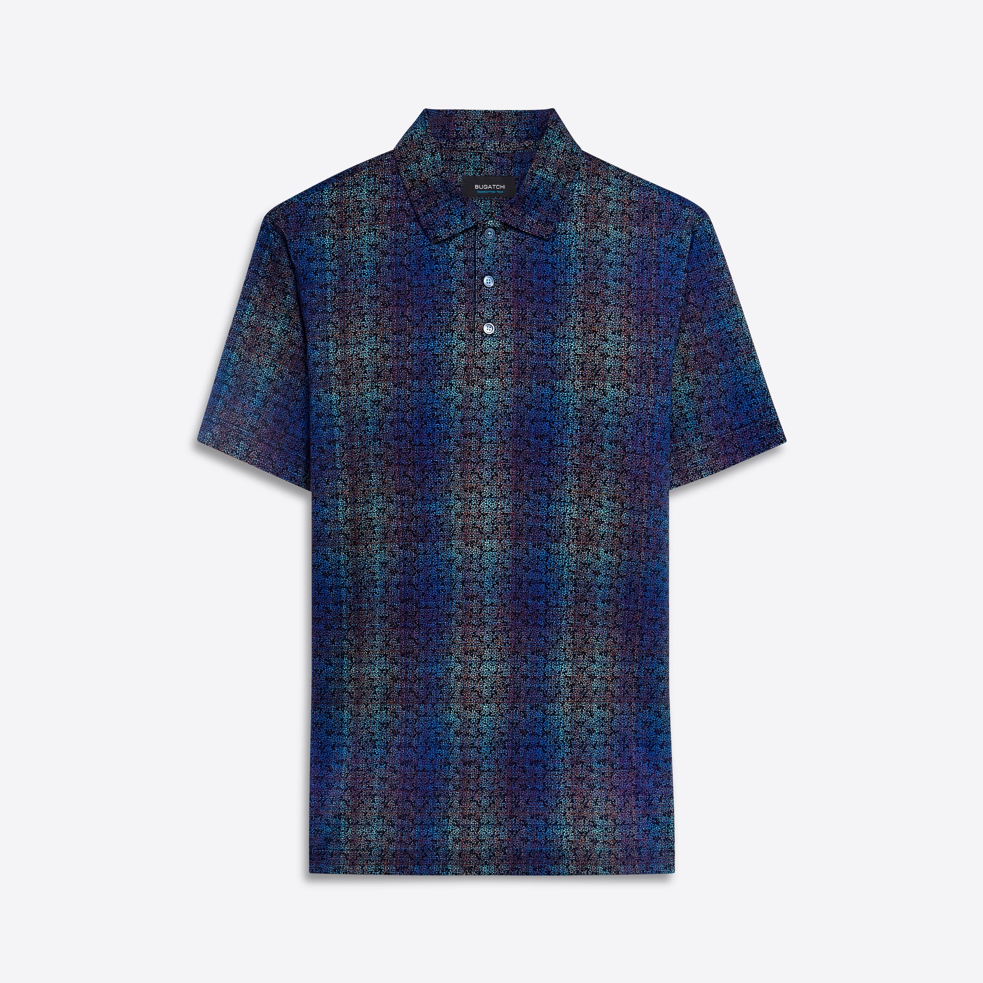 VICTOR Check Print OoohCotton Polo