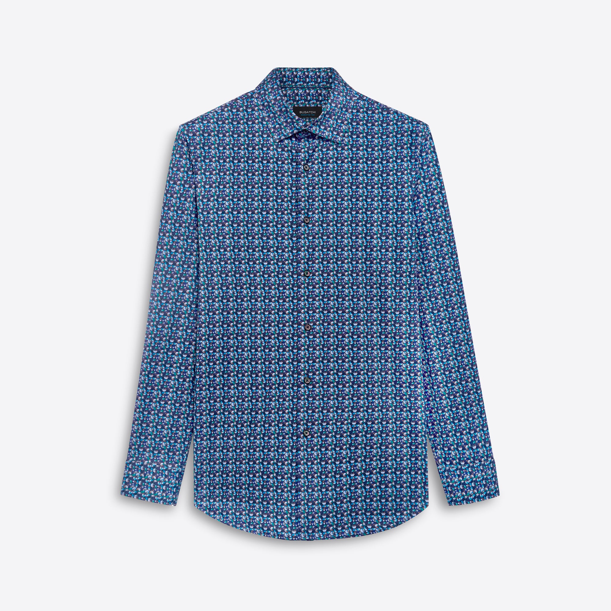 JAMES Geometric Print OoohCotton Shirt