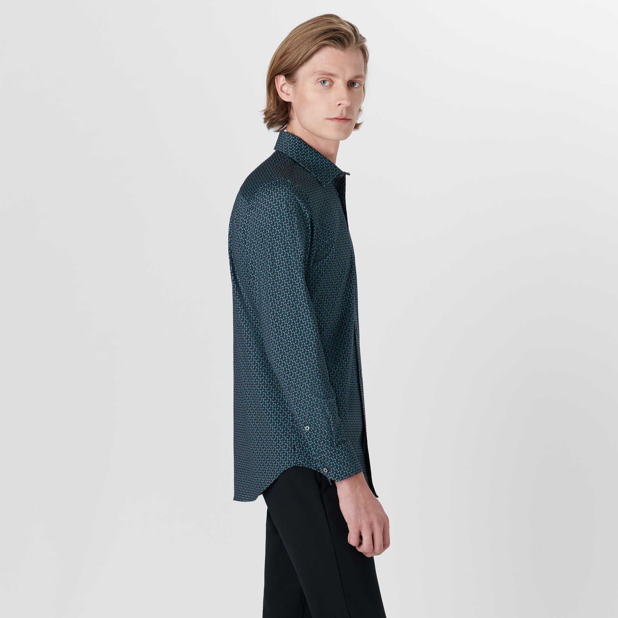 JAMES Geometric Print OoohCotton Shirt