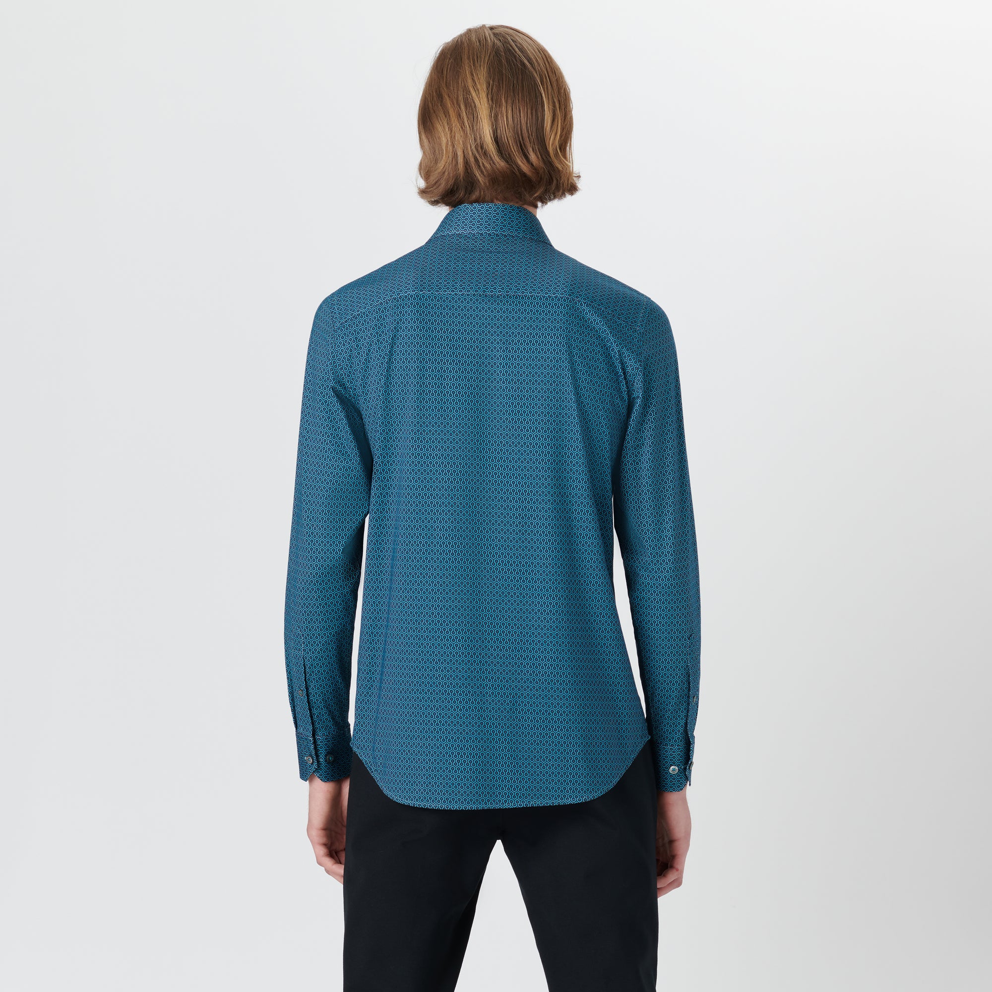 JAMES Geometric Print OoohCotton Shirt