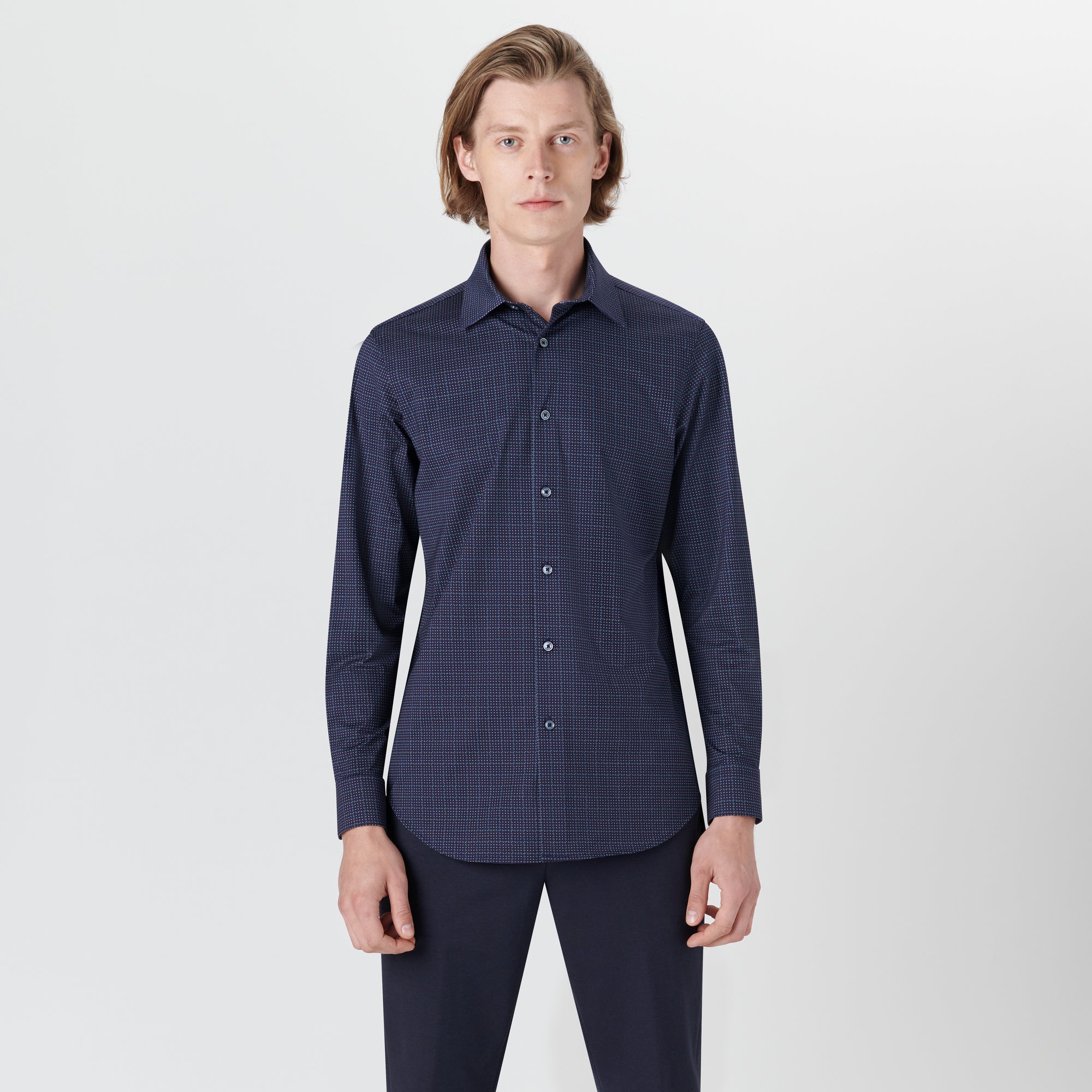 JAMES Dupplin Check OoohCotton Shirt