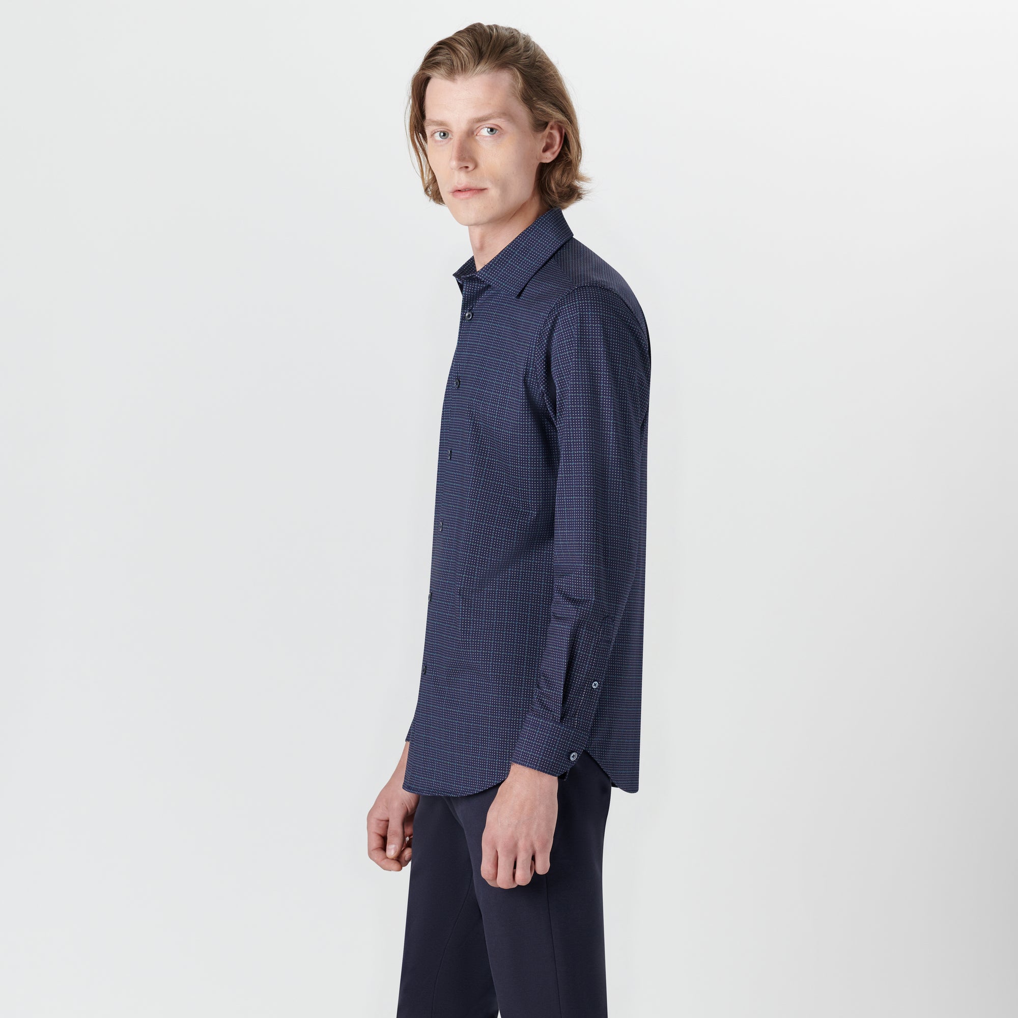 JAMES Dupplin Check OoohCotton Shirt