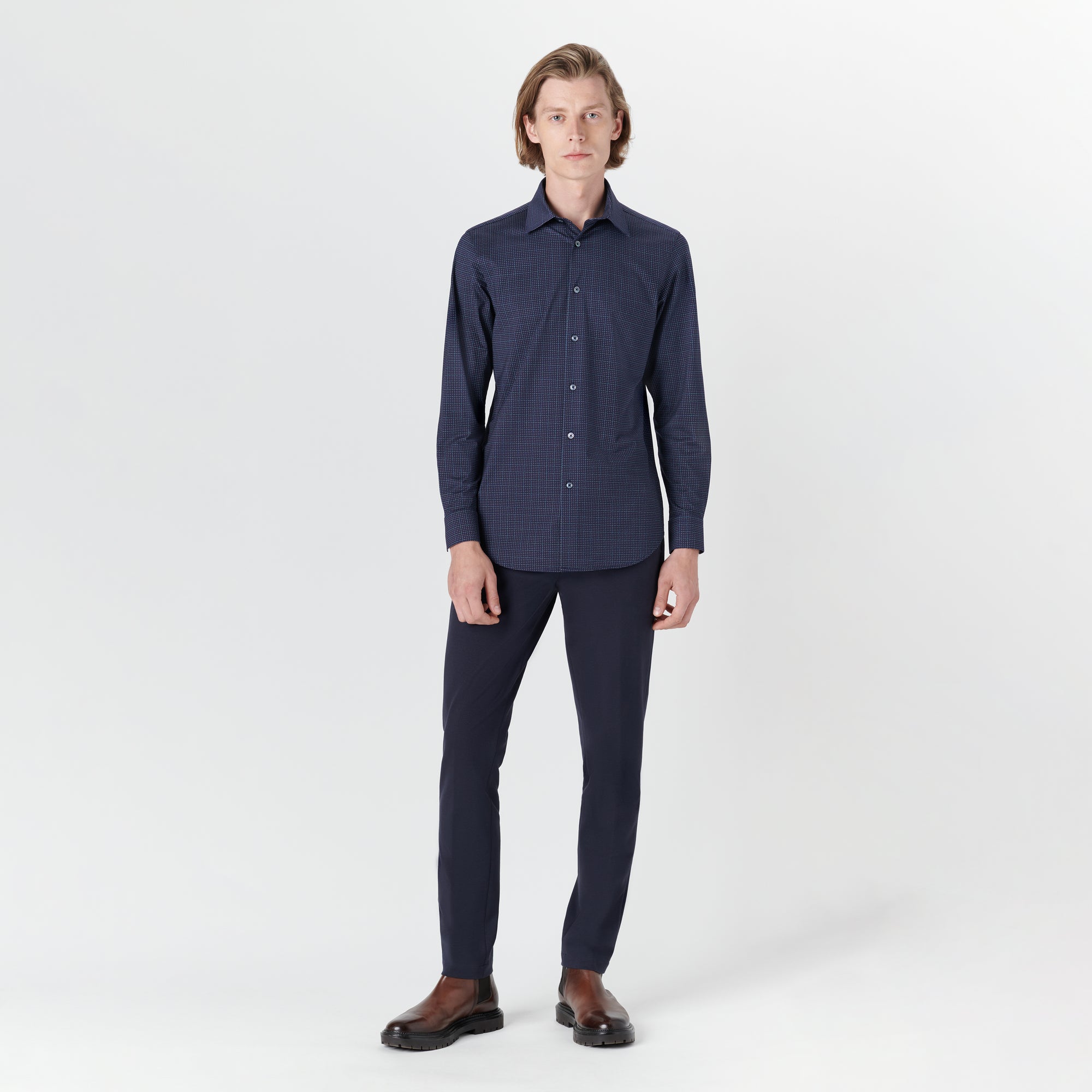 JAMES Dupplin Check OoohCotton Shirt