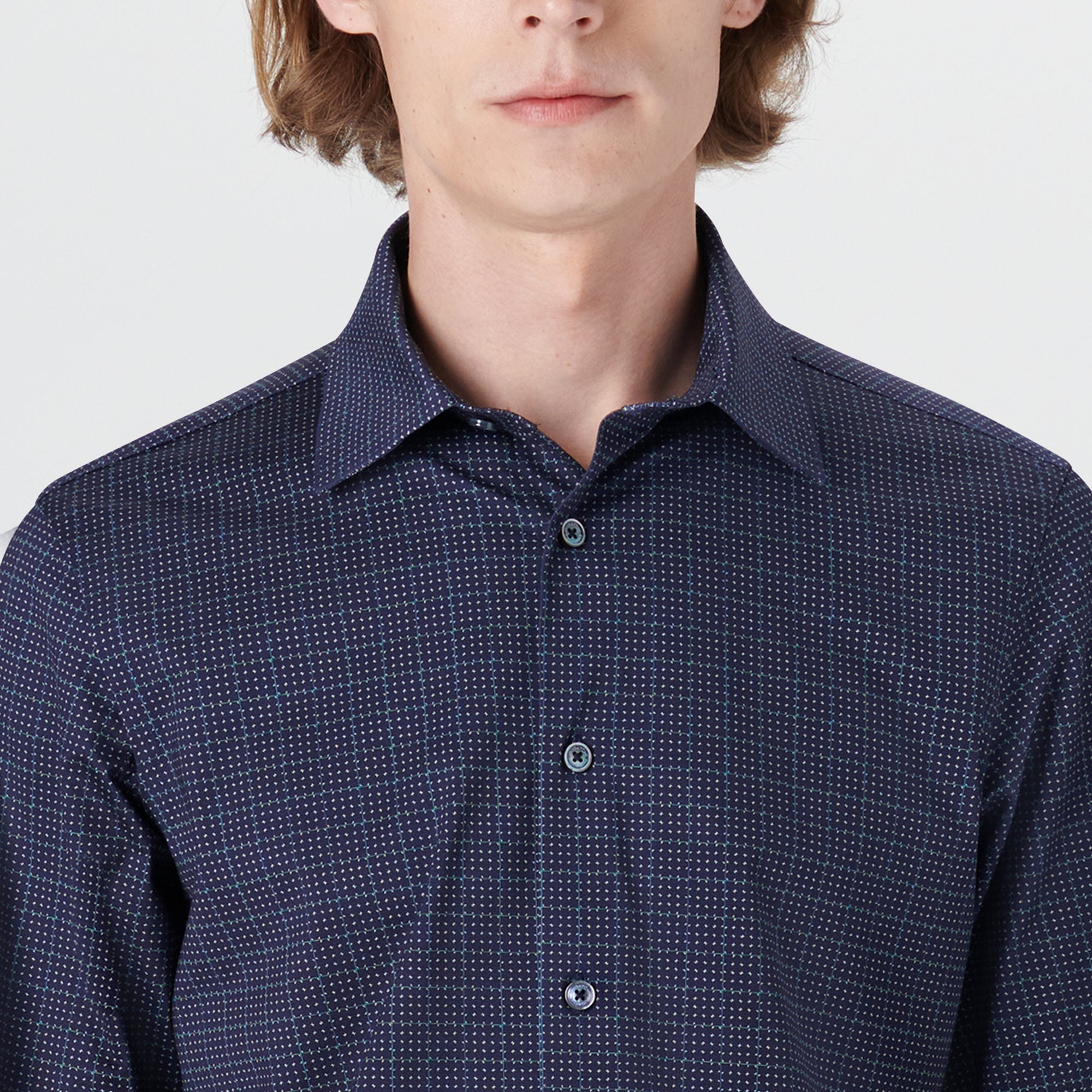 JAMES Dupplin Check OoohCotton Shirt