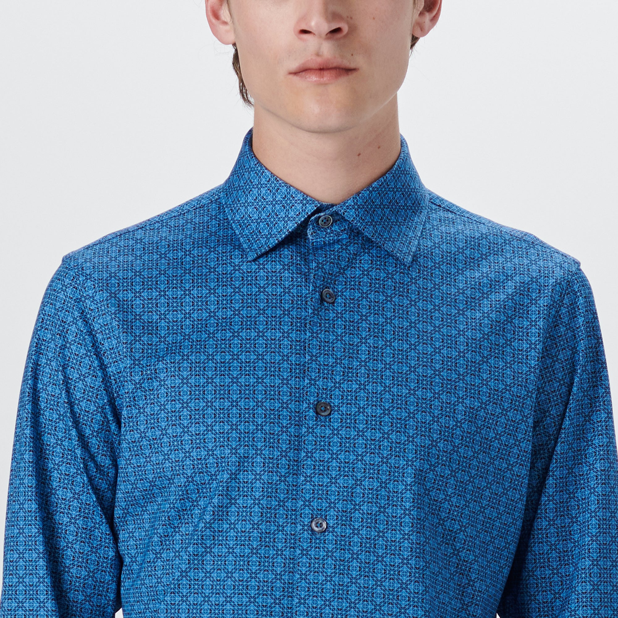 JAMES Diamond Print OoohCotton Shirt