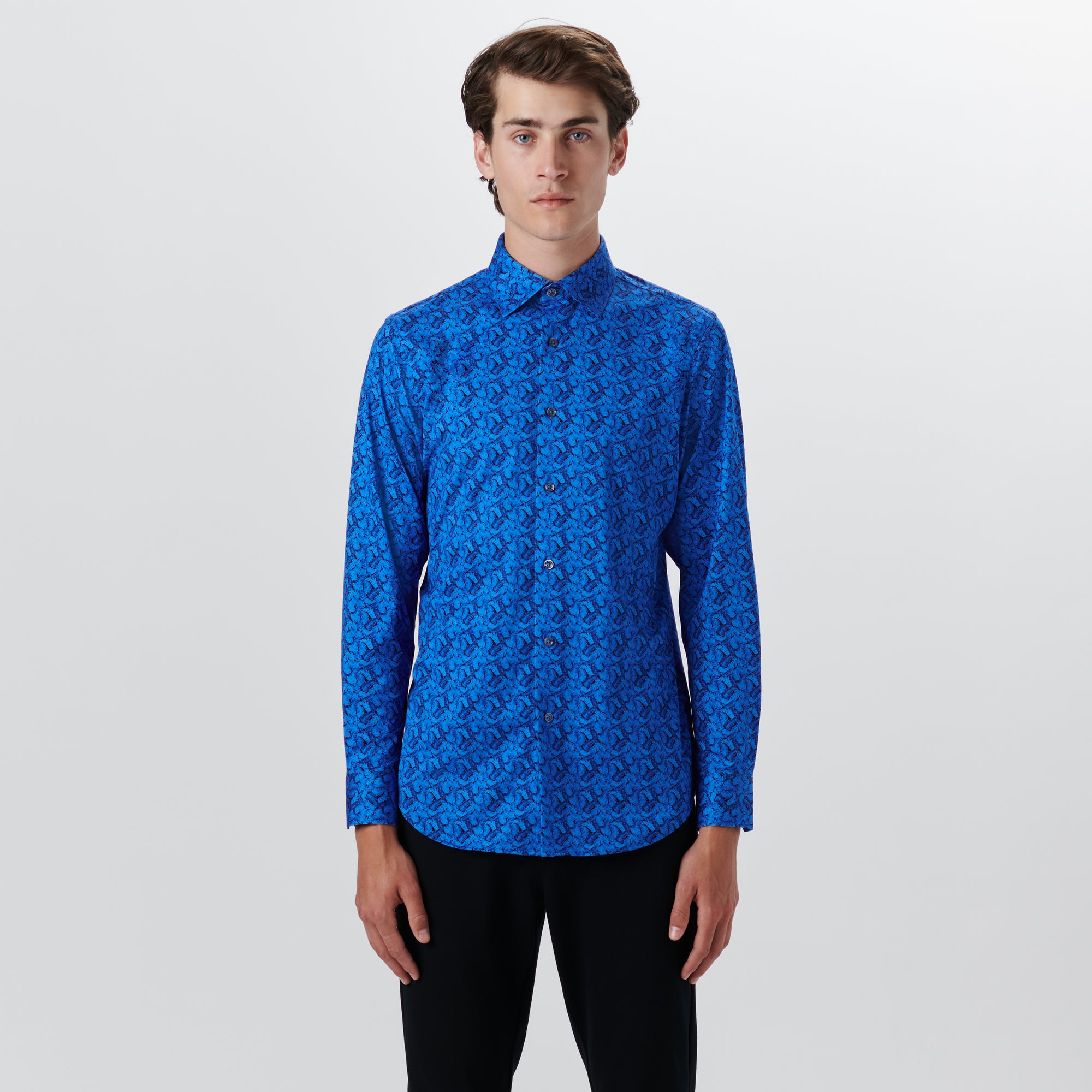 JAMES Leaf Print OoohCotton Shirt