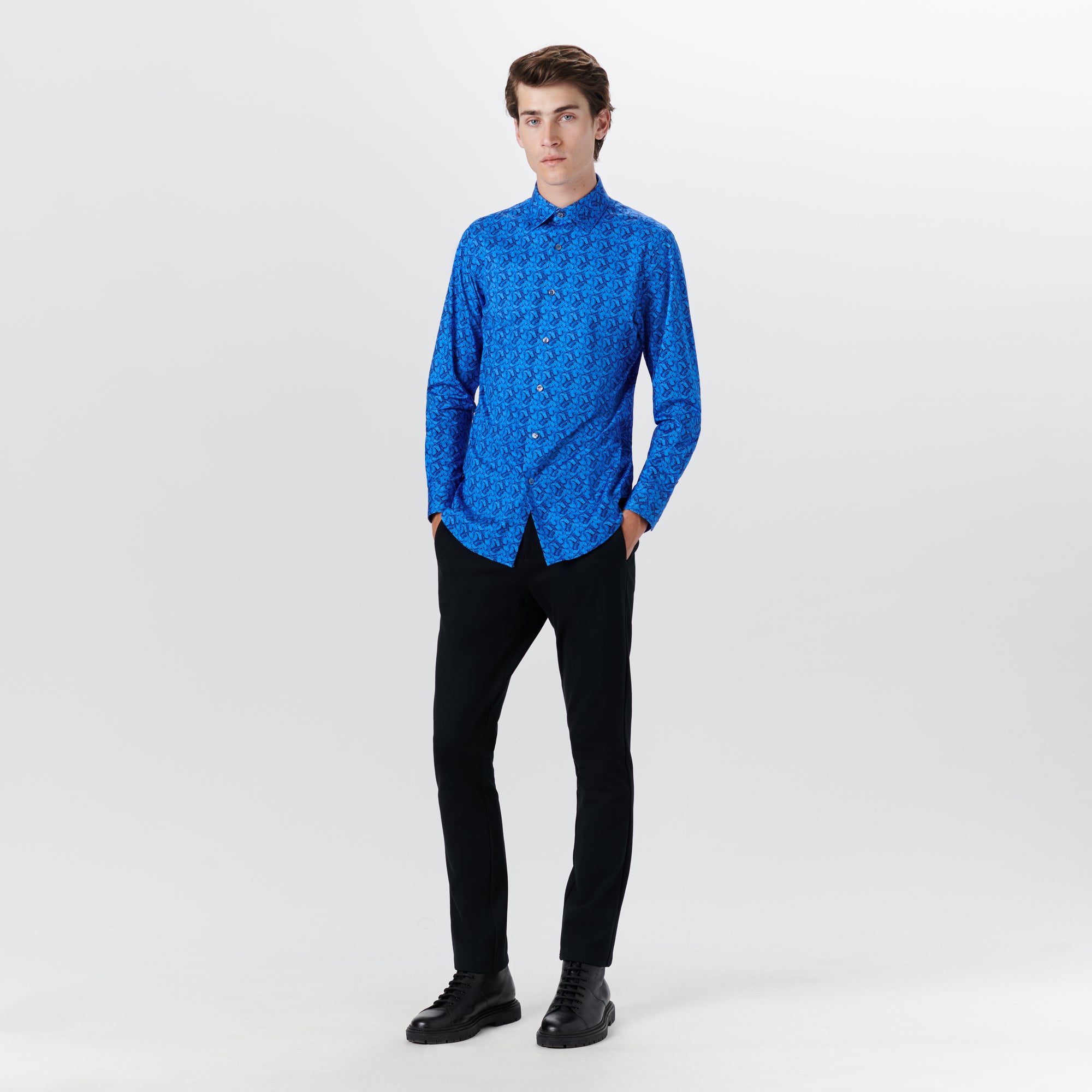 JAMES Leaf Print OoohCotton Shirt