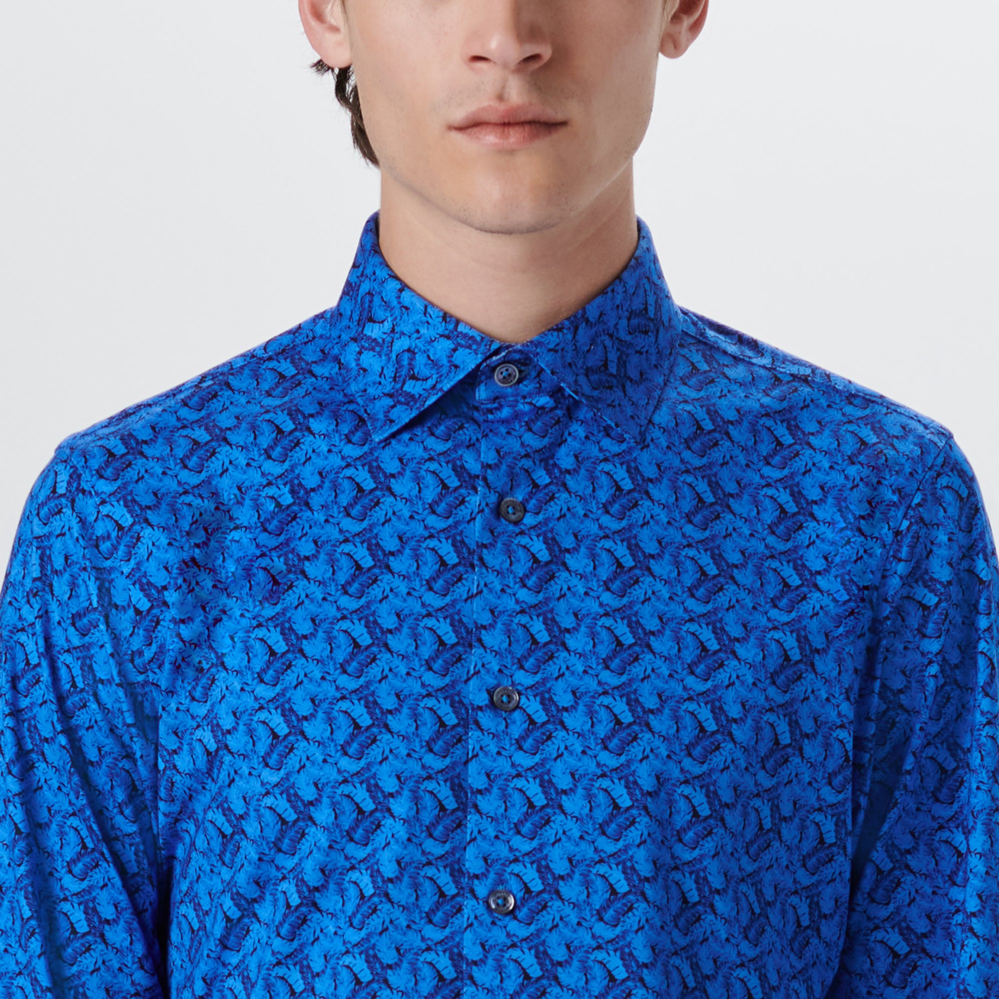 JAMES Leaf Print OoohCotton Shirt