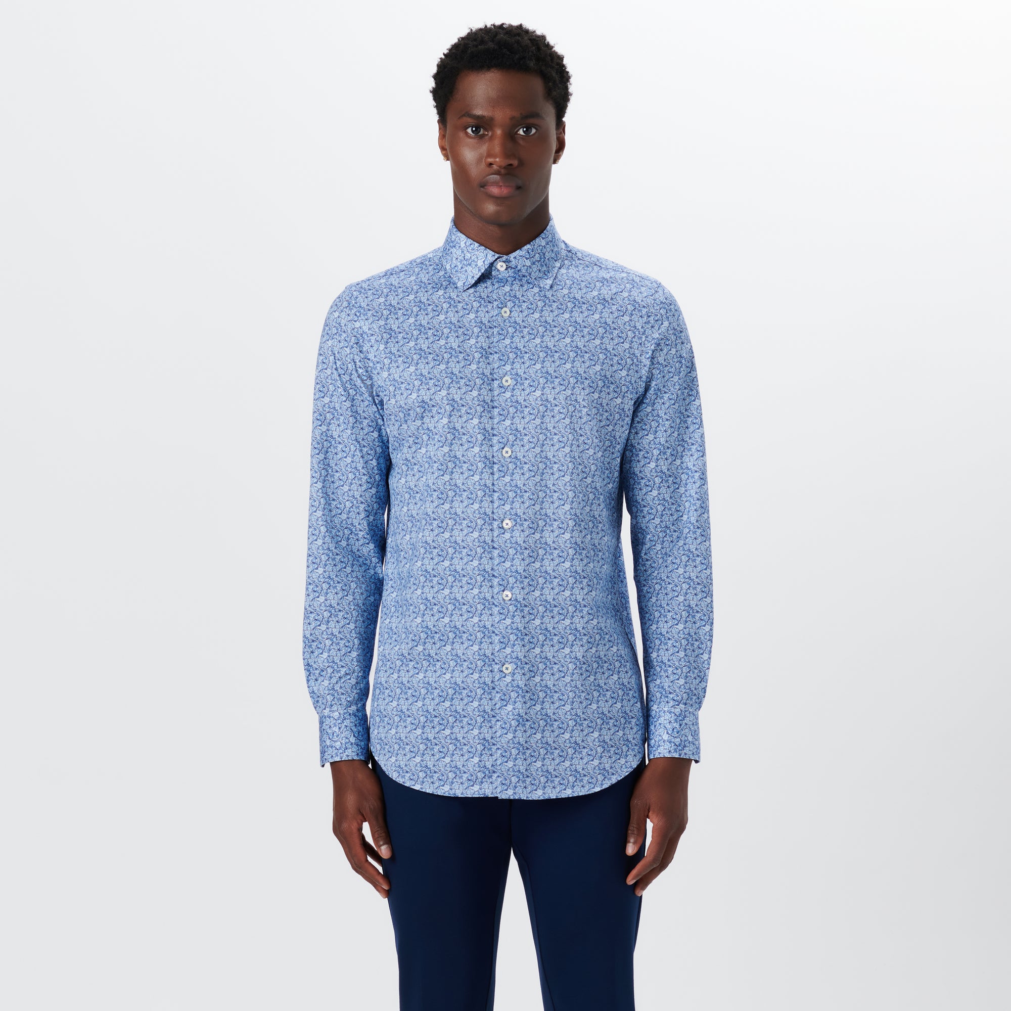 JAMES Leaf Print OoohCotton Shirt