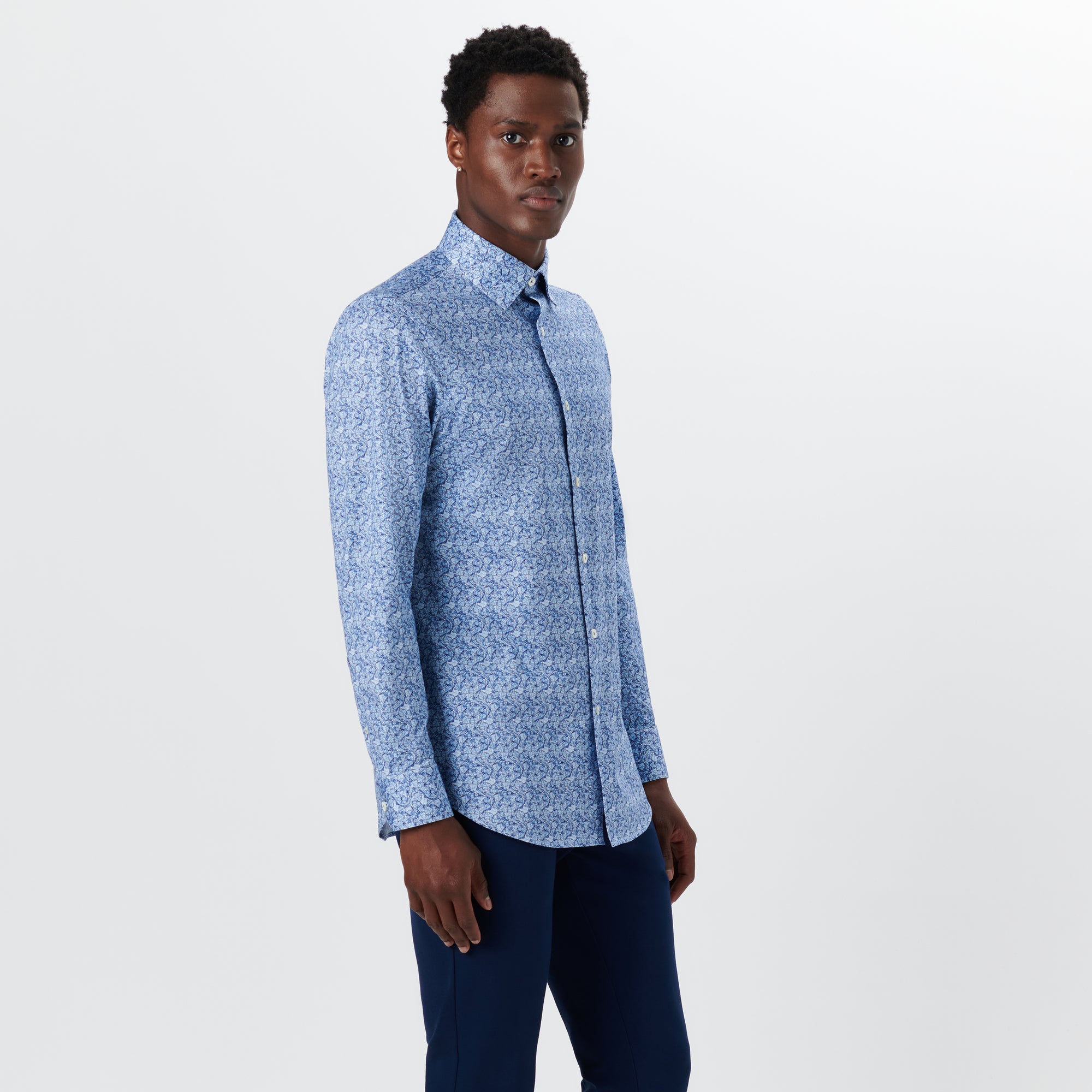 JAMES Leaf Print OoohCotton Shirt