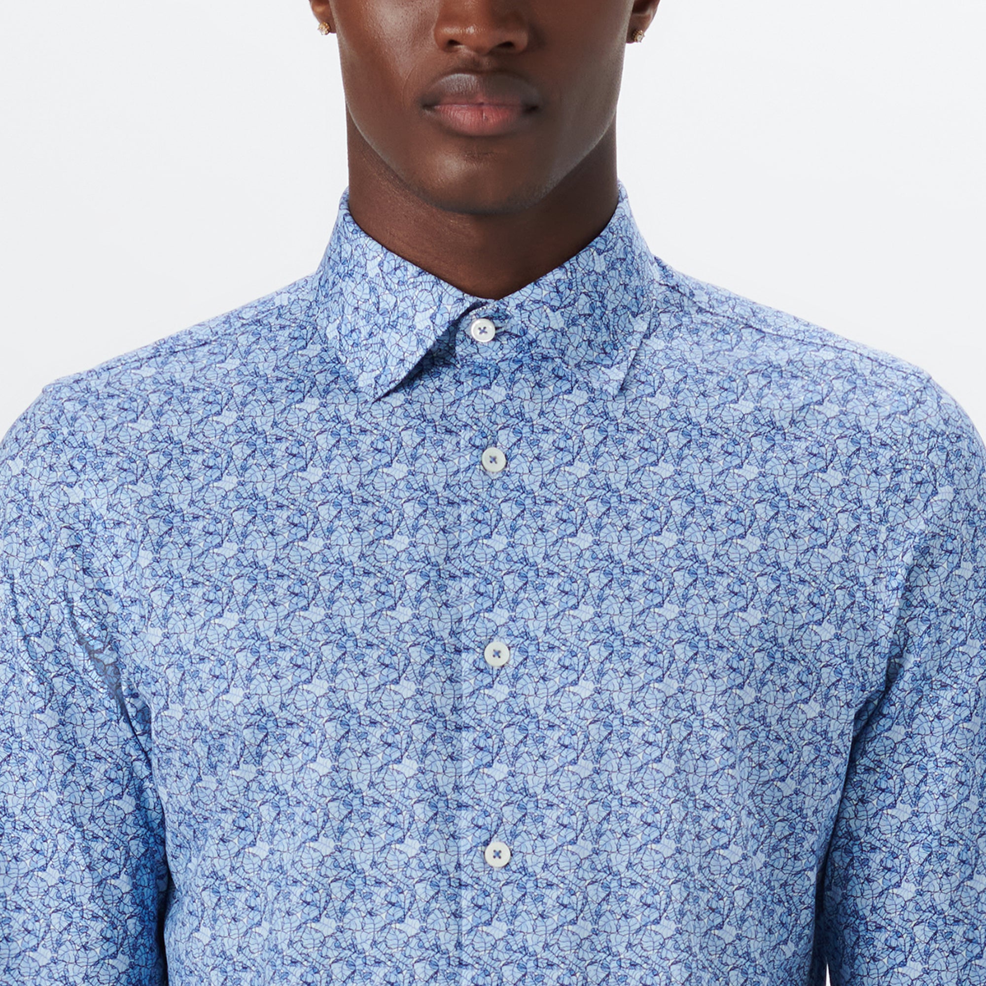 JAMES Leaf Print OoohCotton Shirt