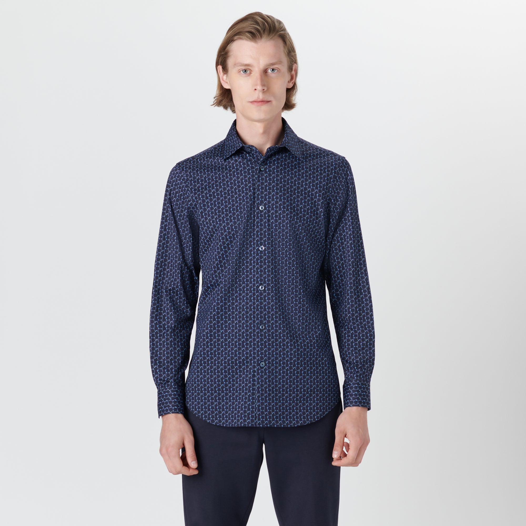 JAMES Chain Link Print OoohCotton Shirt