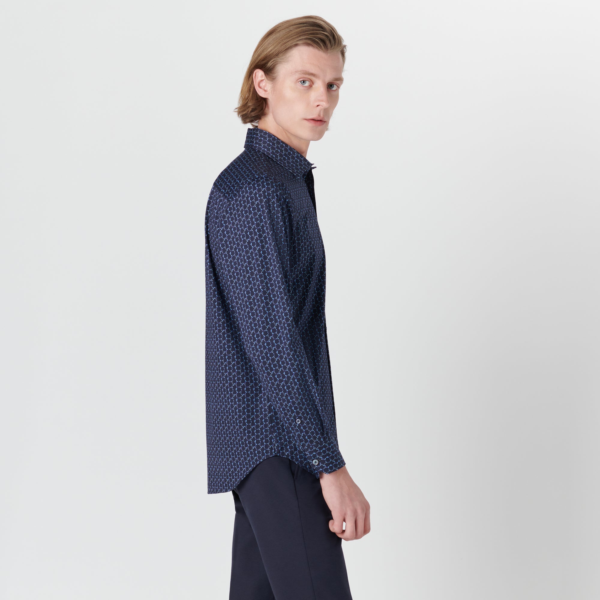 JAMES Chain Link Print OoohCotton Shirt