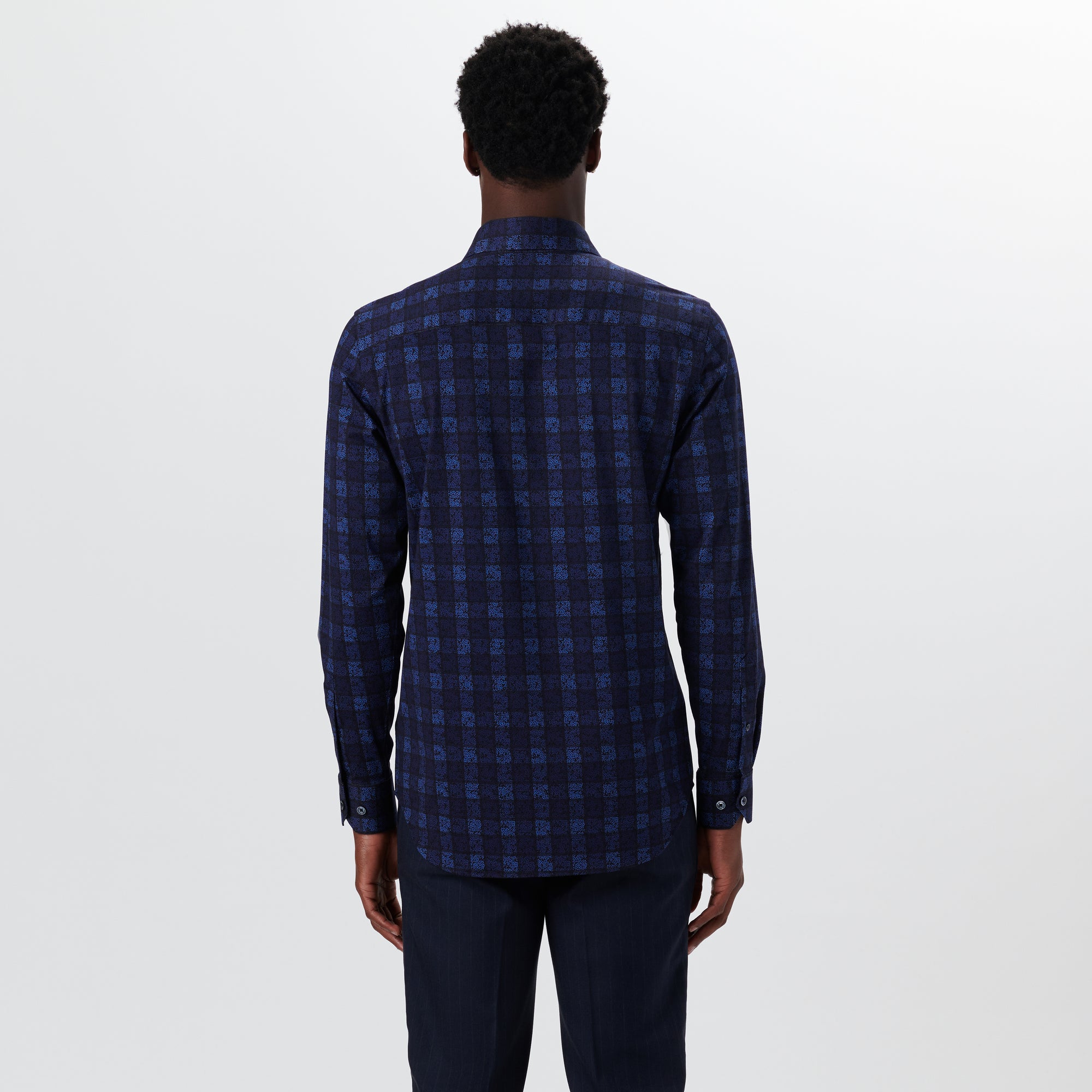 JAMES Floral Check OoohCotton Shirt