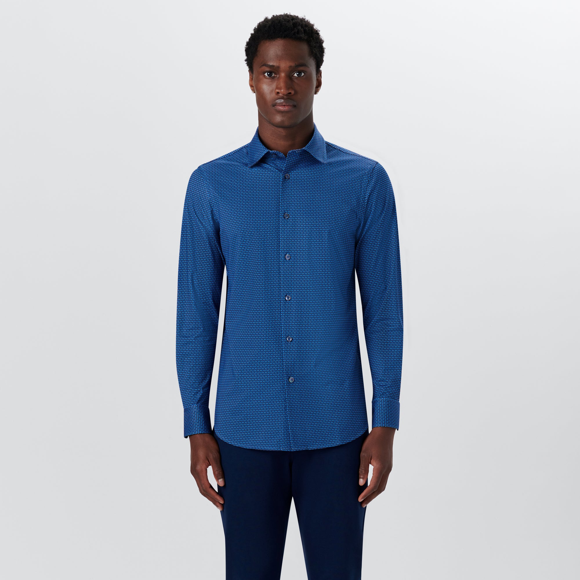 JAMES Geometric Print OoohCotton Shirt