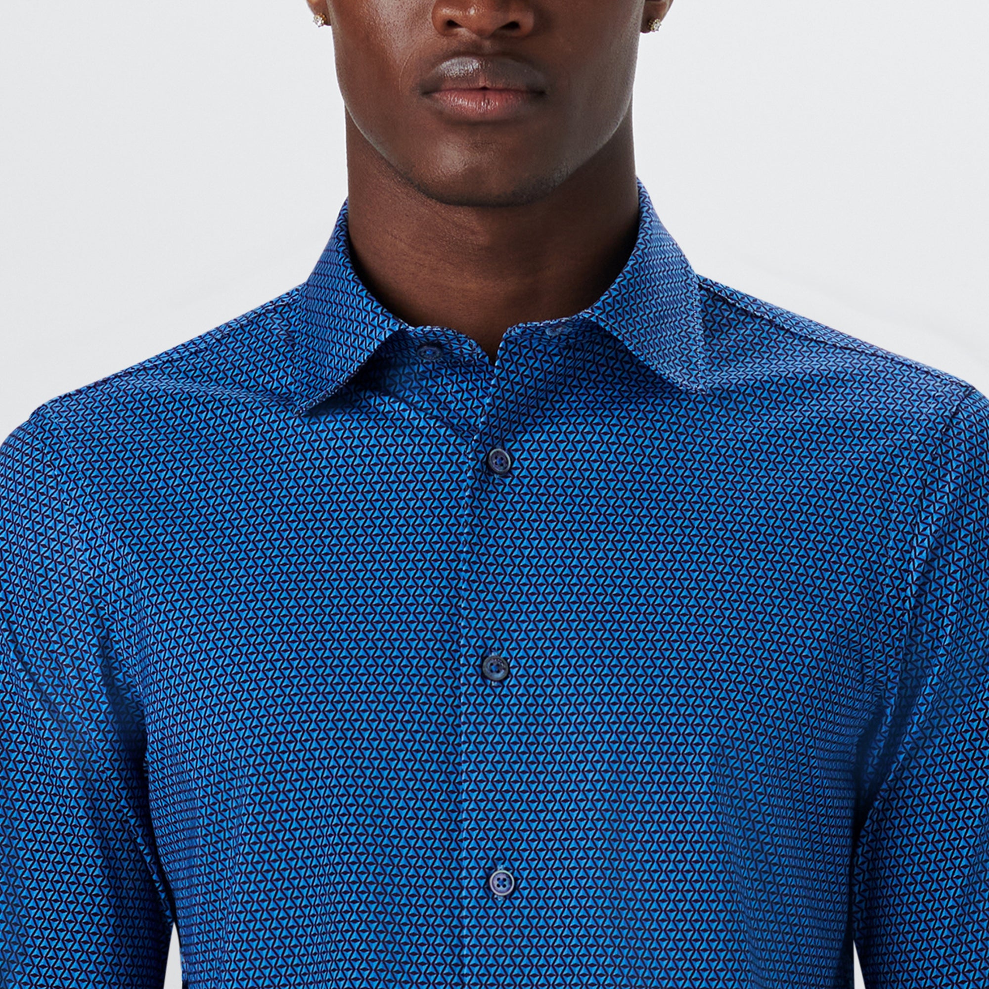 JAMES Geometric Print OoohCotton Shirt