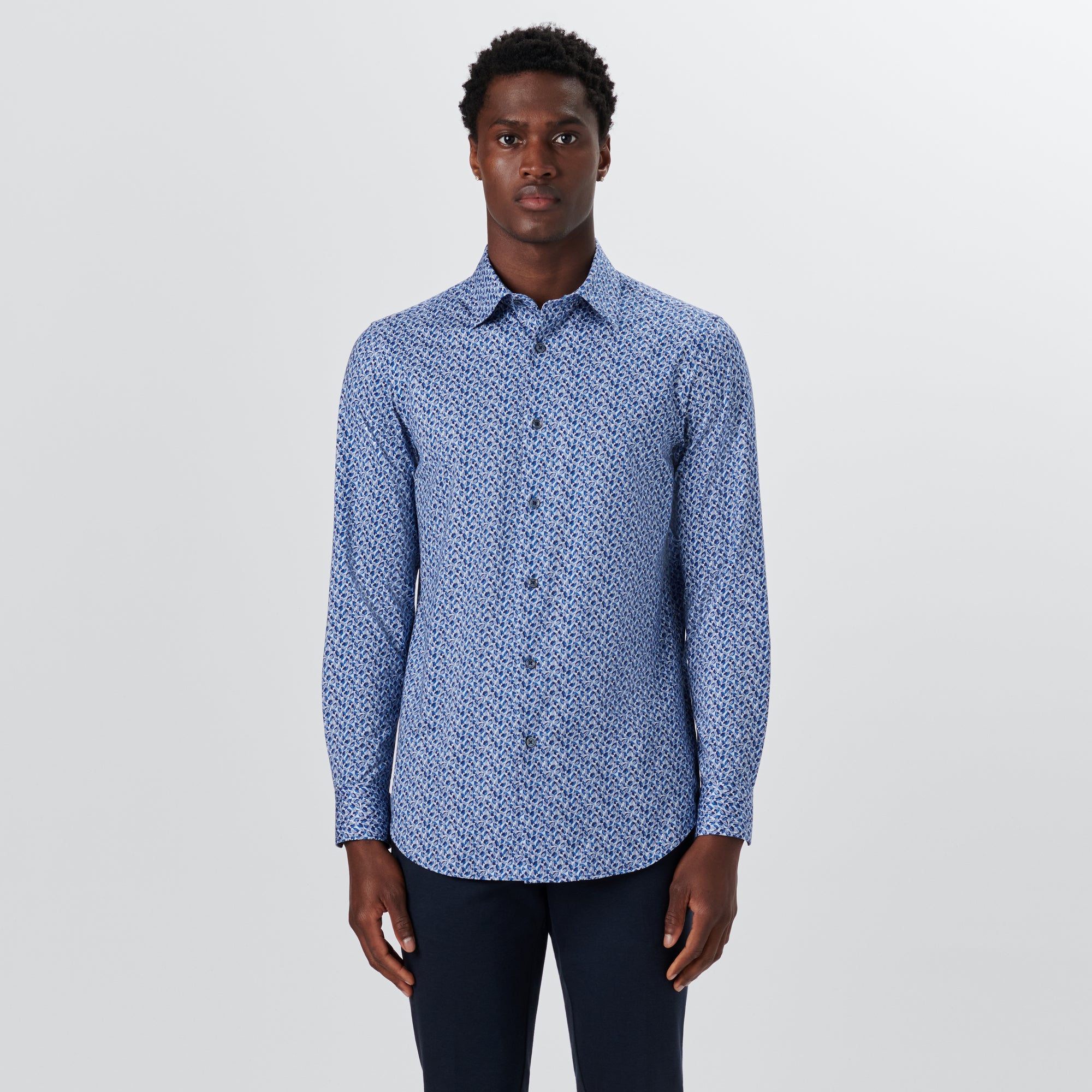 JAMES Leaf Print OoohCotton Shirt
