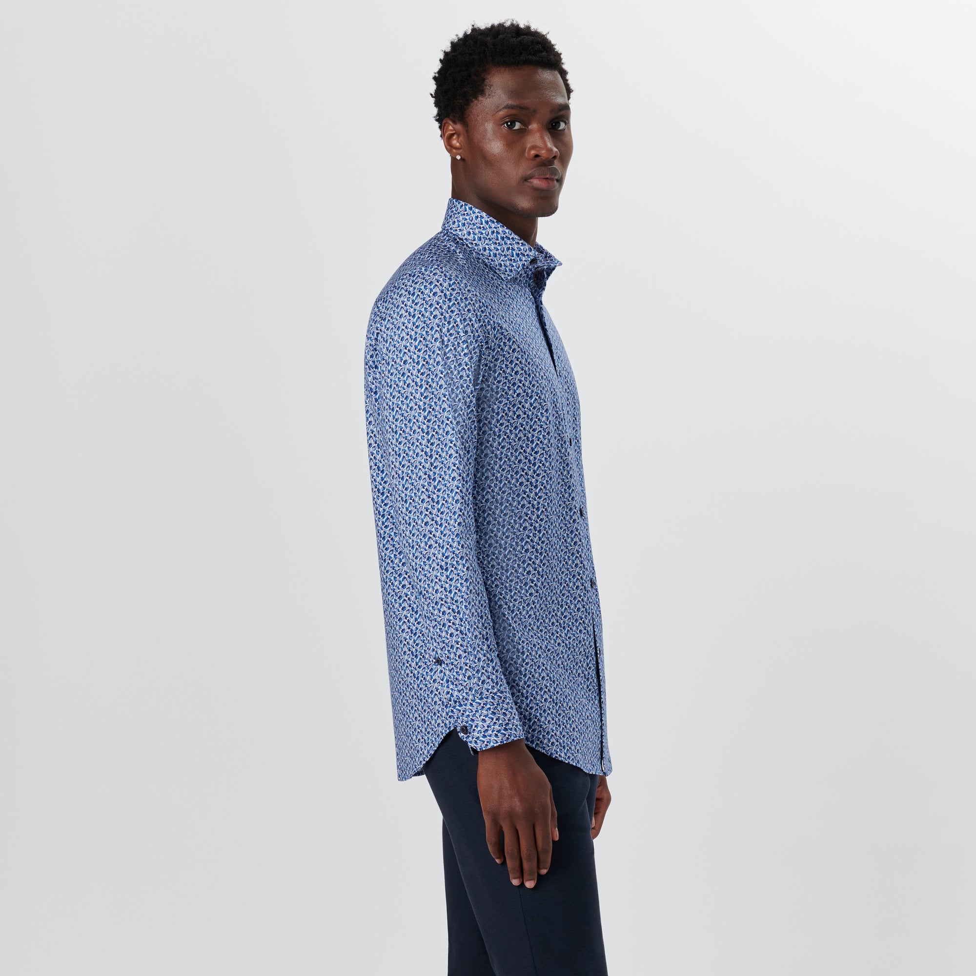 JAMES Leaf Print OoohCotton Shirt