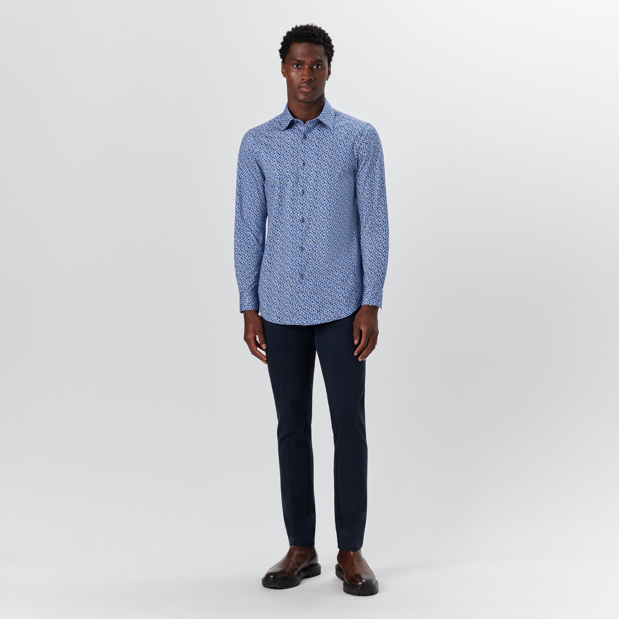 JAMES Leaf Print OoohCotton Shirt