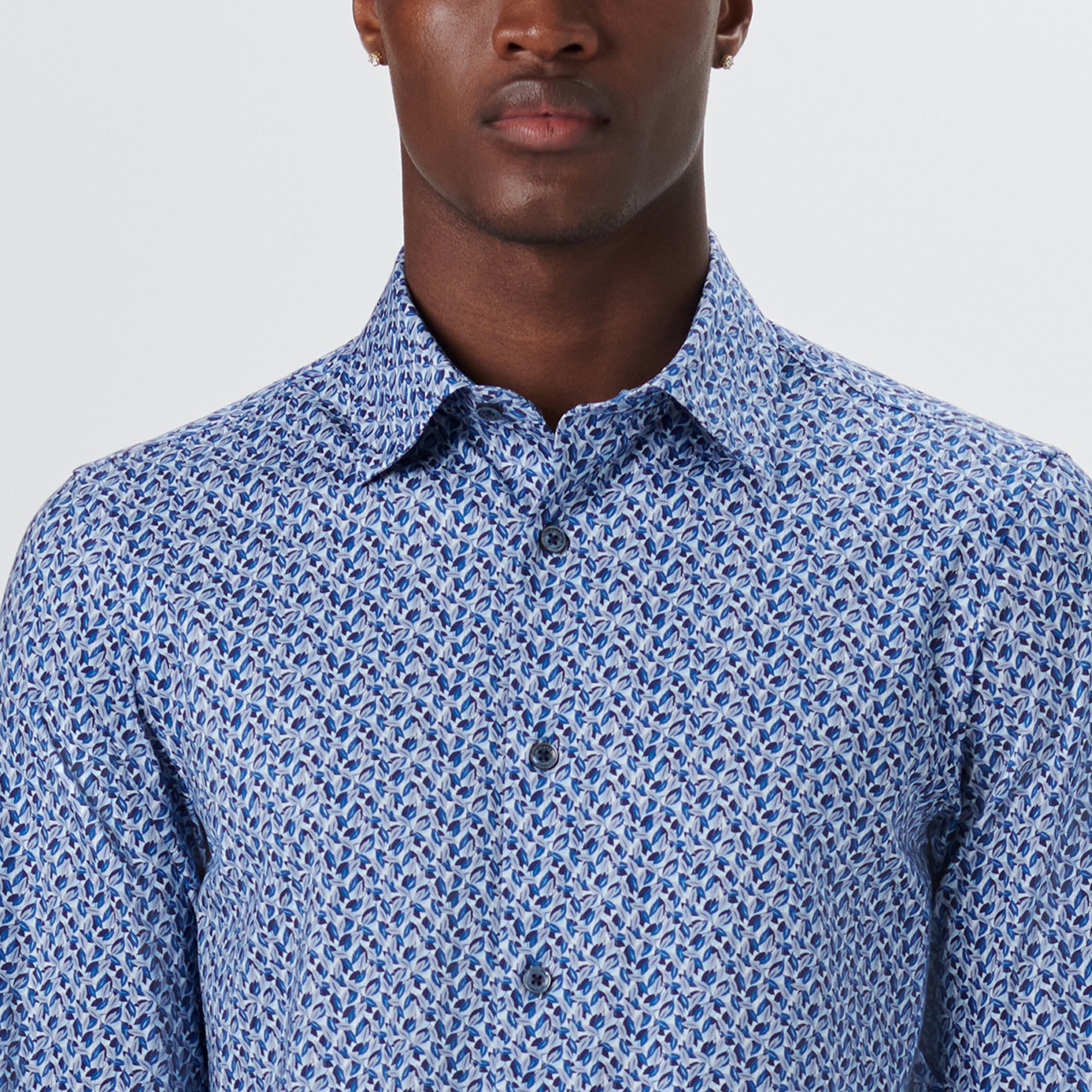 JAMES Leaf Print OoohCotton Shirt