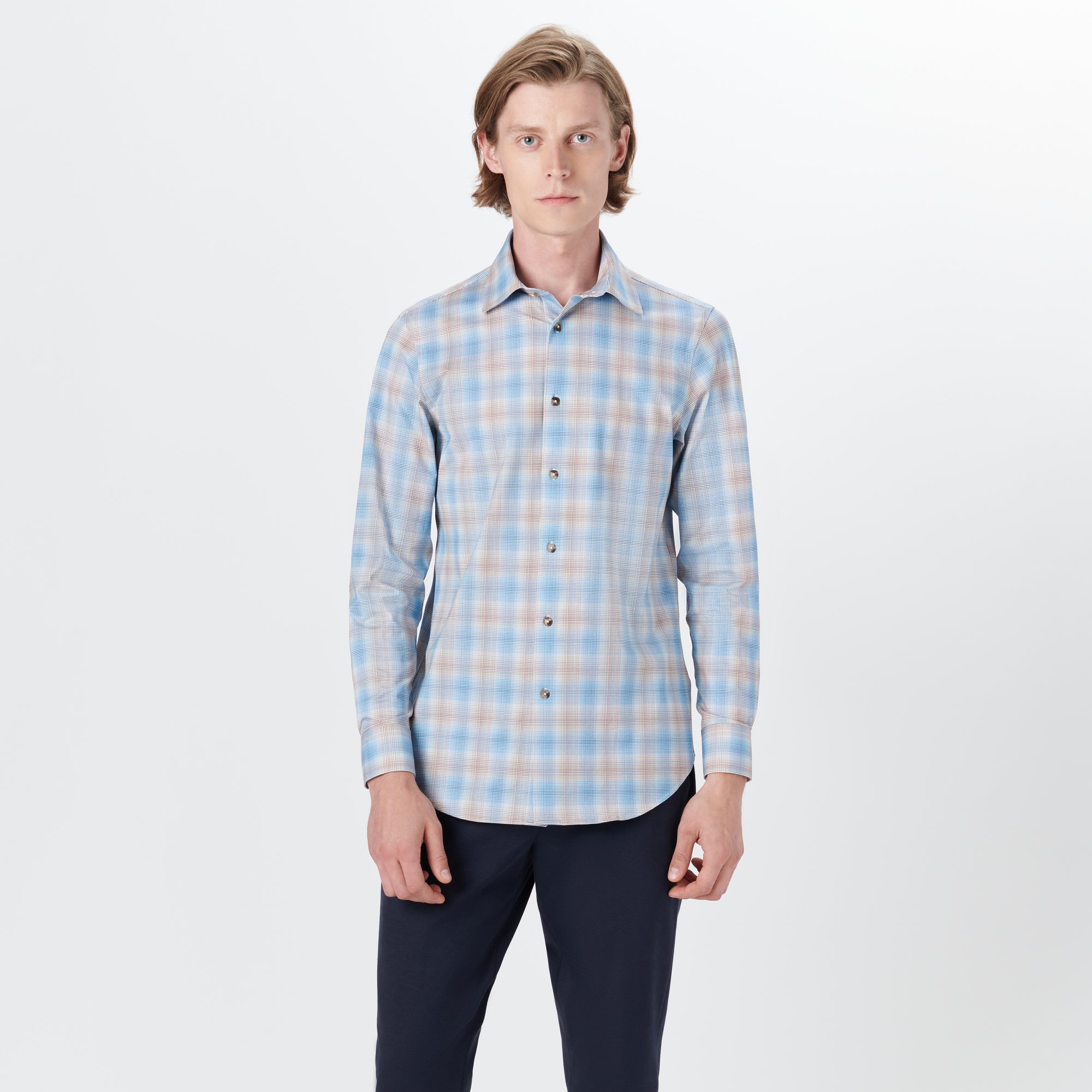 JAMES Plaid Check OoohCotton Shirt