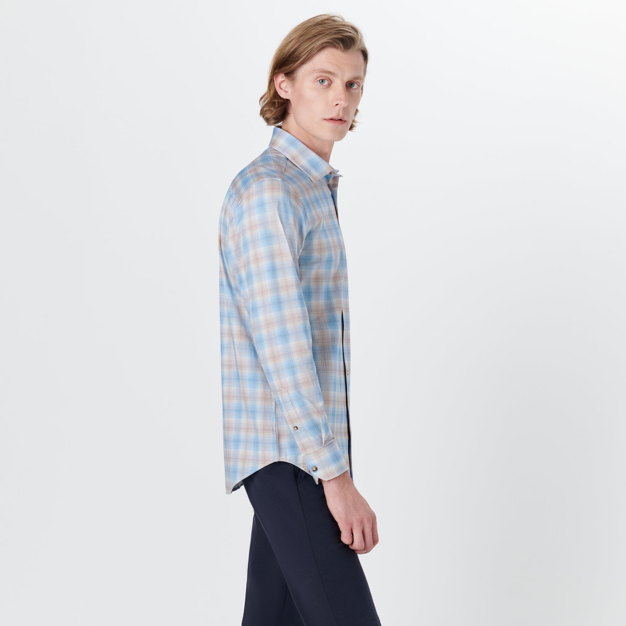 JAMES Plaid Check OoohCotton Shirt