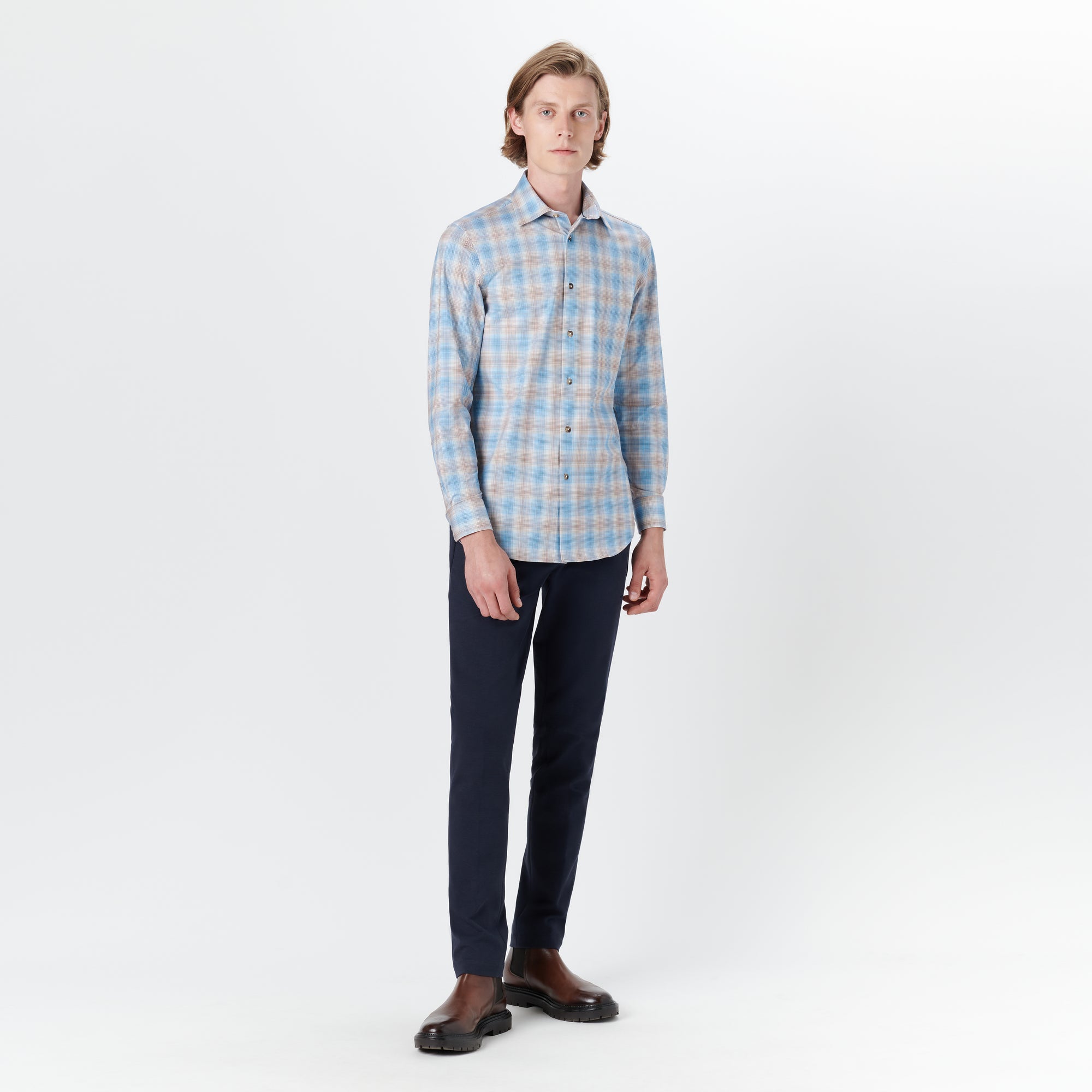 JAMES Plaid Check OoohCotton Shirt