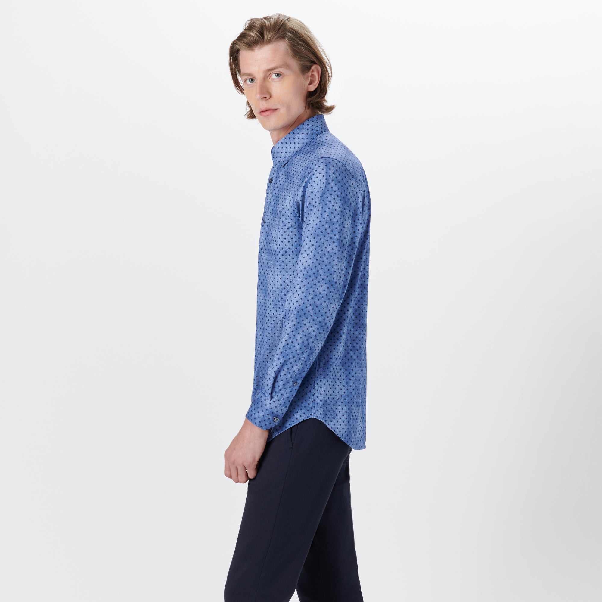JAMES Polka Dot Print OoohCotton Shirt