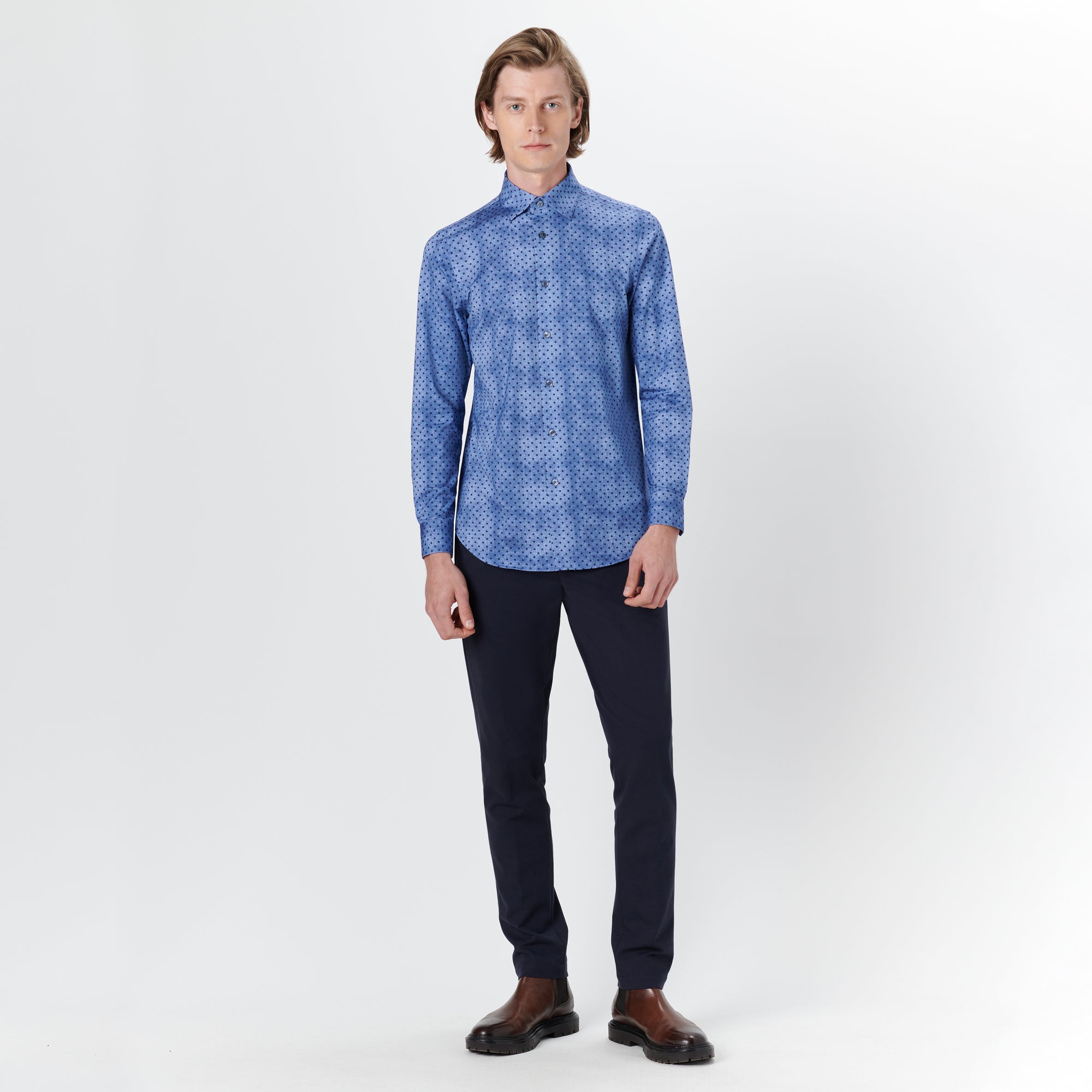 JAMES Polka Dot Print OoohCotton Shirt