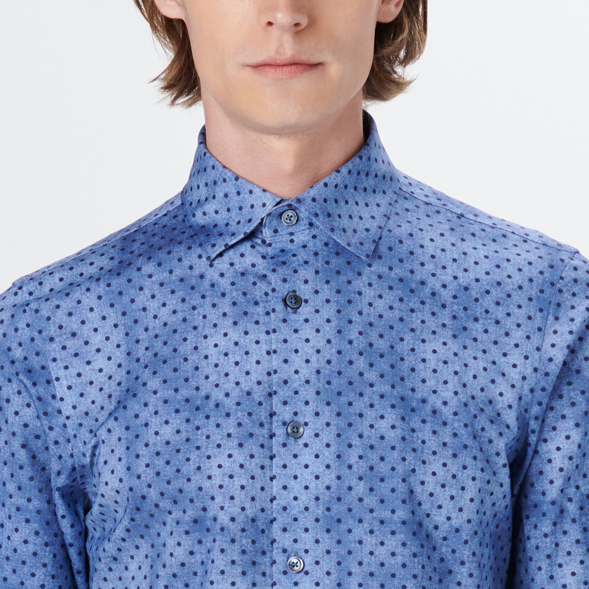 JAMES Polka Dot Print OoohCotton Shirt