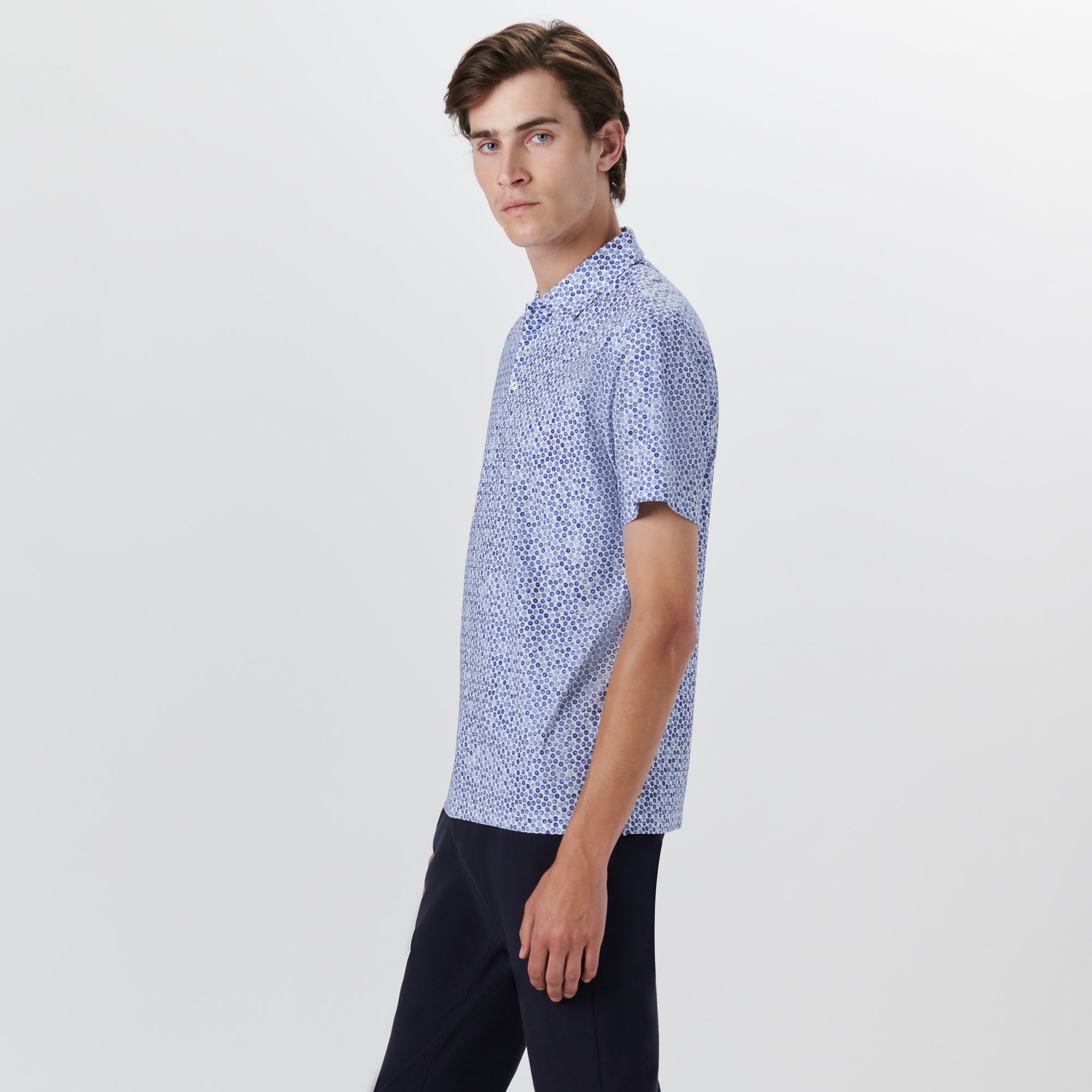 VICTOR Floral Print OoohCotton Polo