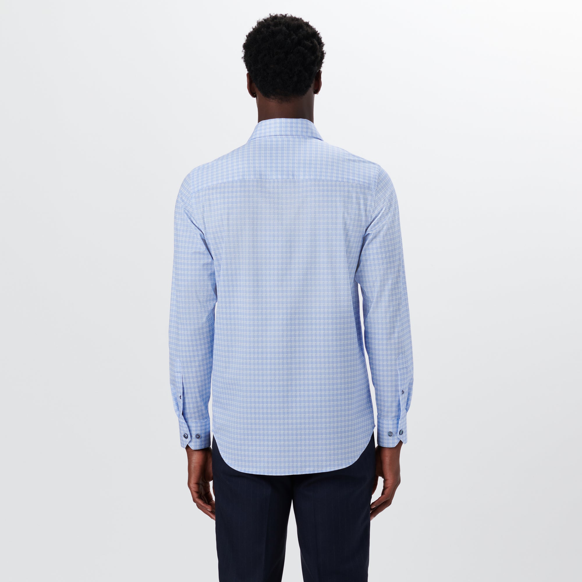 JAMES Basketweave Check OoohCotton Shirt