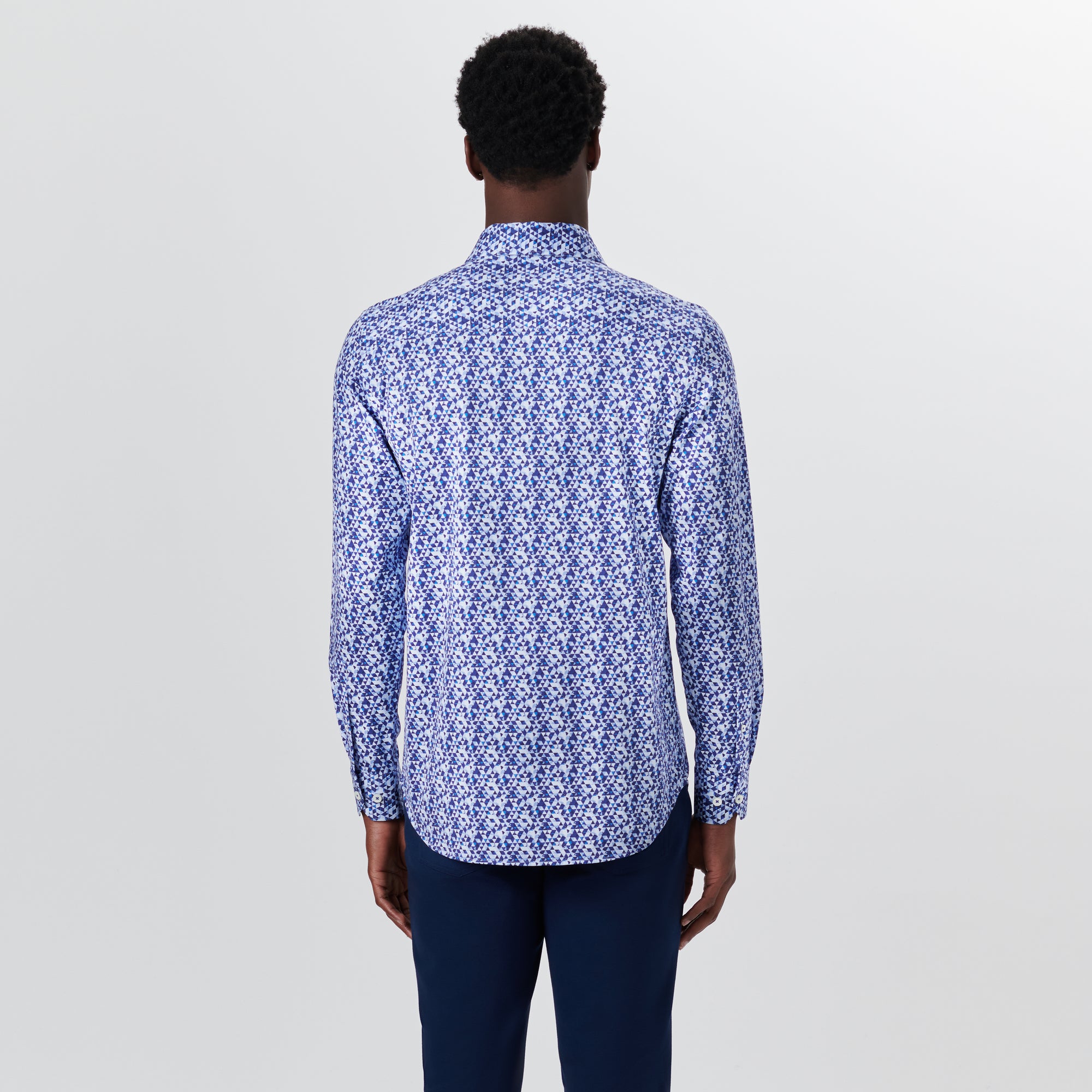 JAMES Geometric Print OoohCotton Shirt