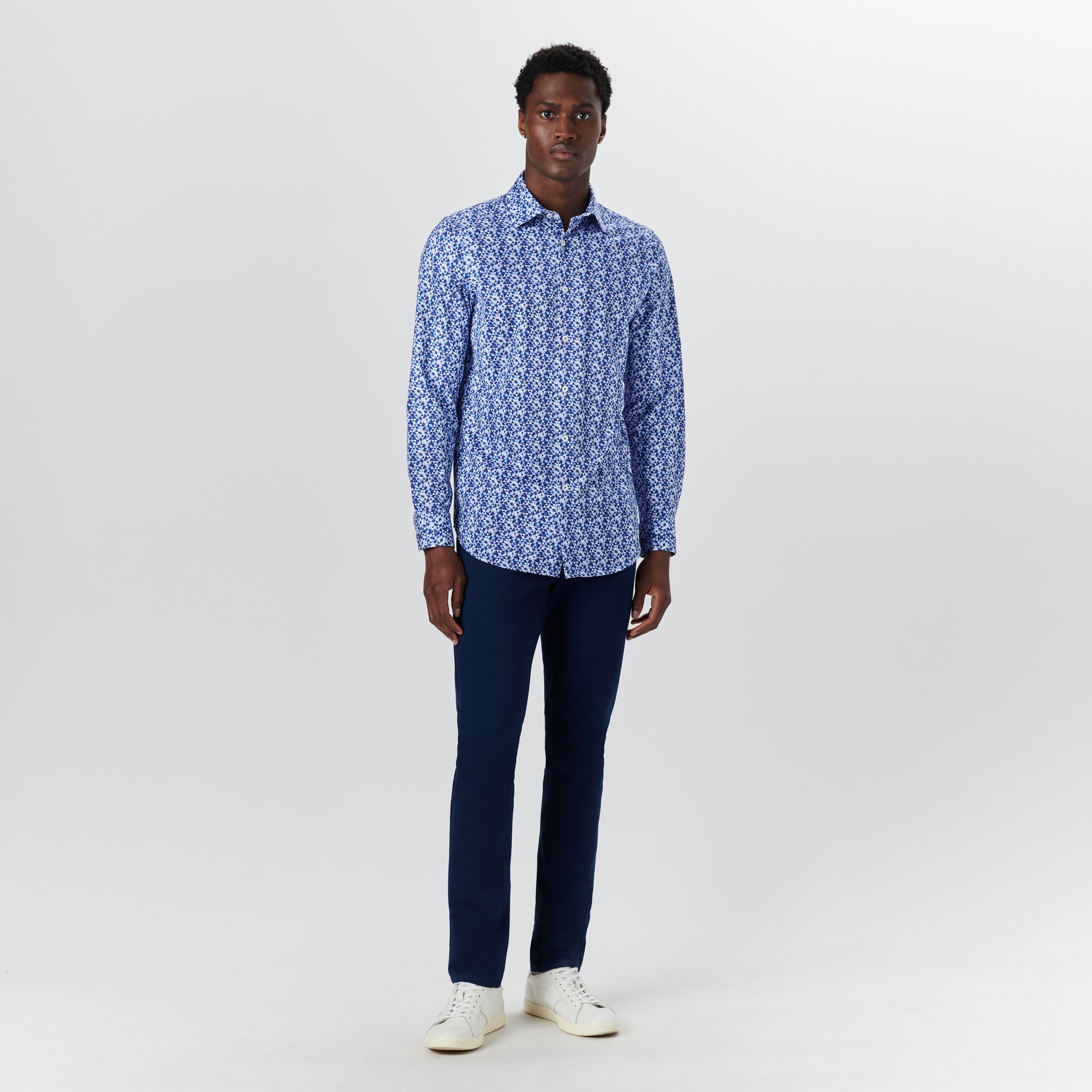 JAMES Geometric Print OoohCotton Shirt