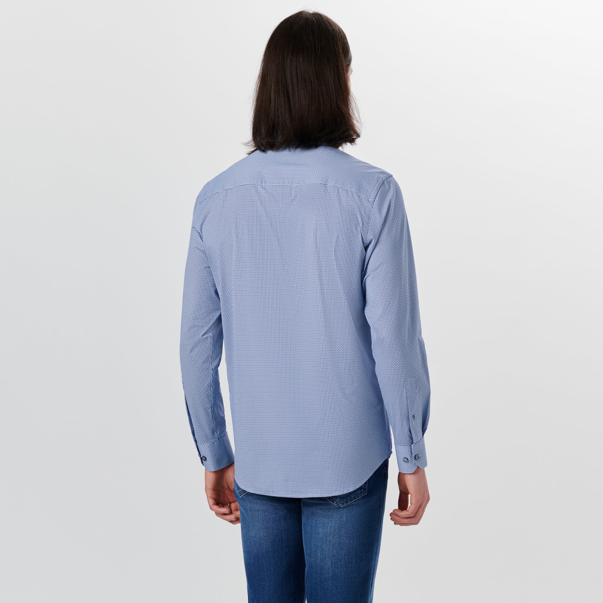 JAMES Geometric Print OoohCotton Shirt