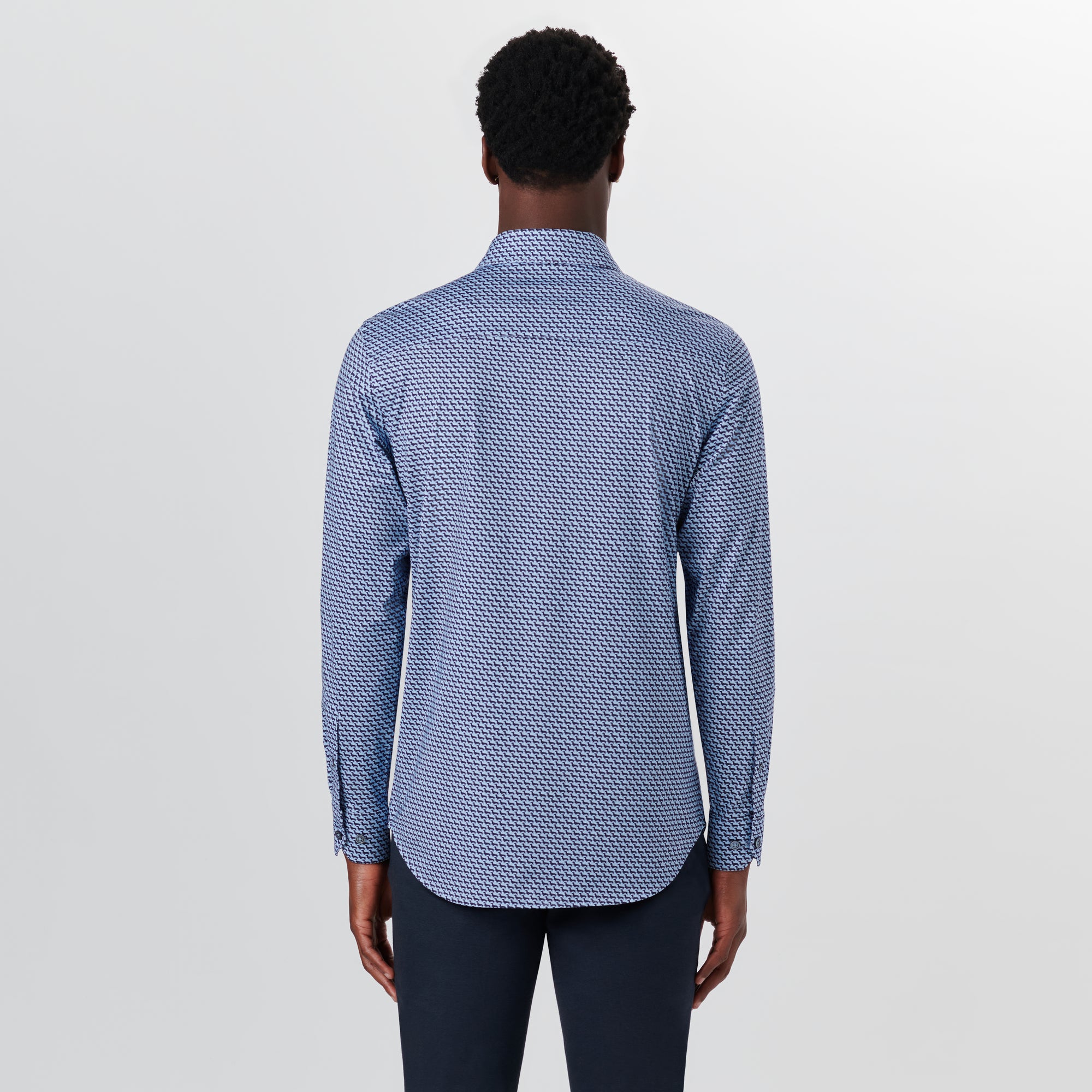 JAMES Geometric Print OoohCotton Shirt