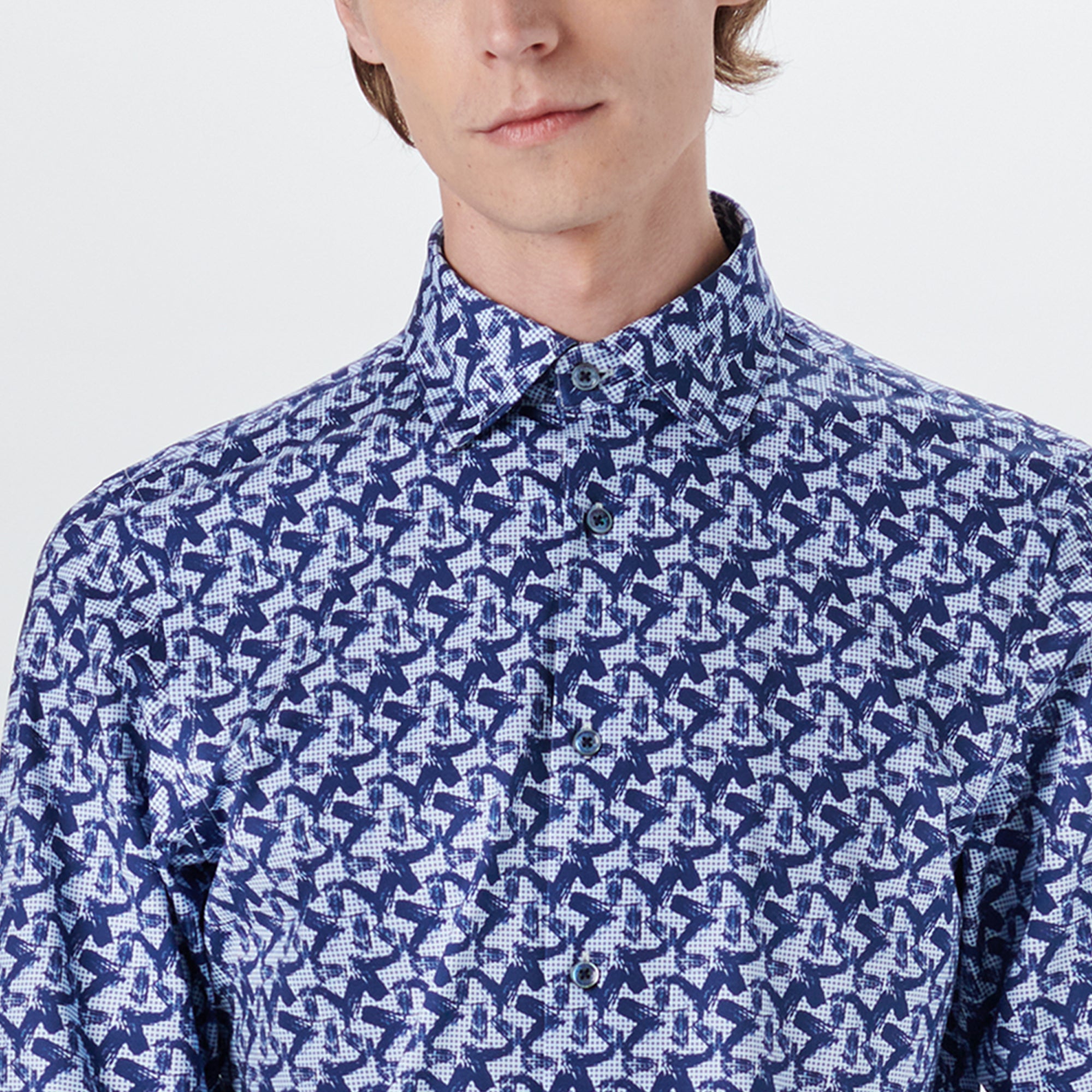JAMES Abstract Print OoohCotton Shirt