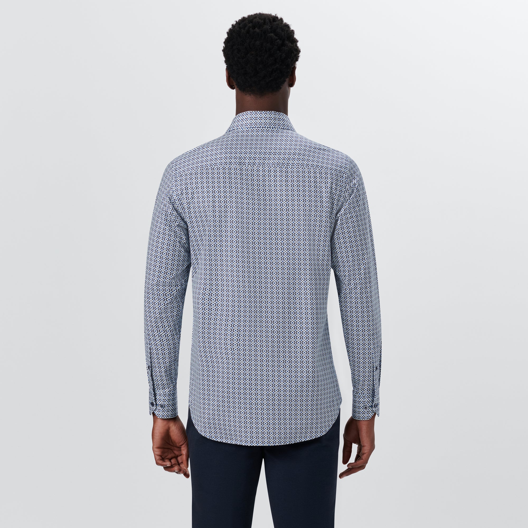 JAMES Geometric Print OoohCotton Shirt