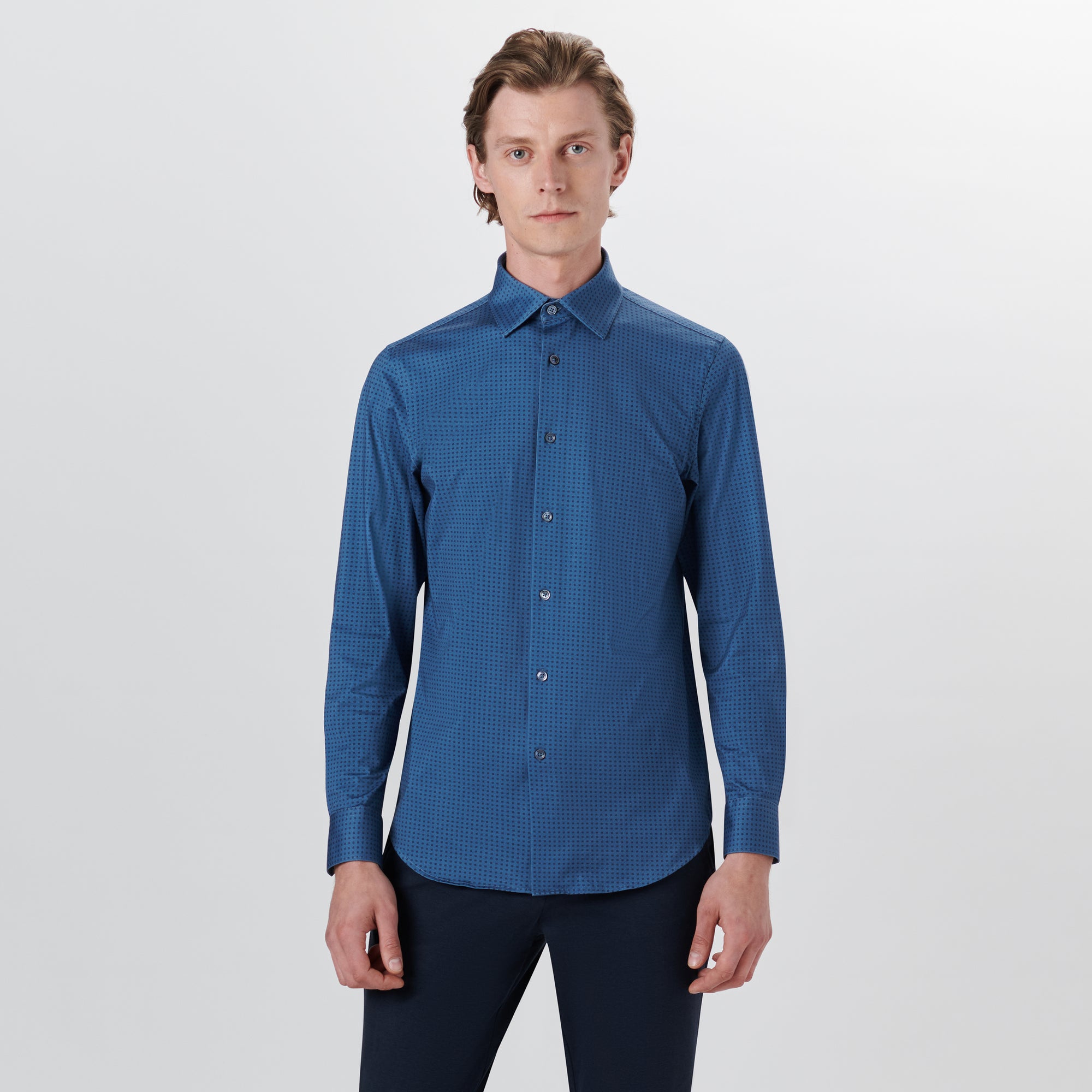JAMES Geometric Print OoohCotton Shirt